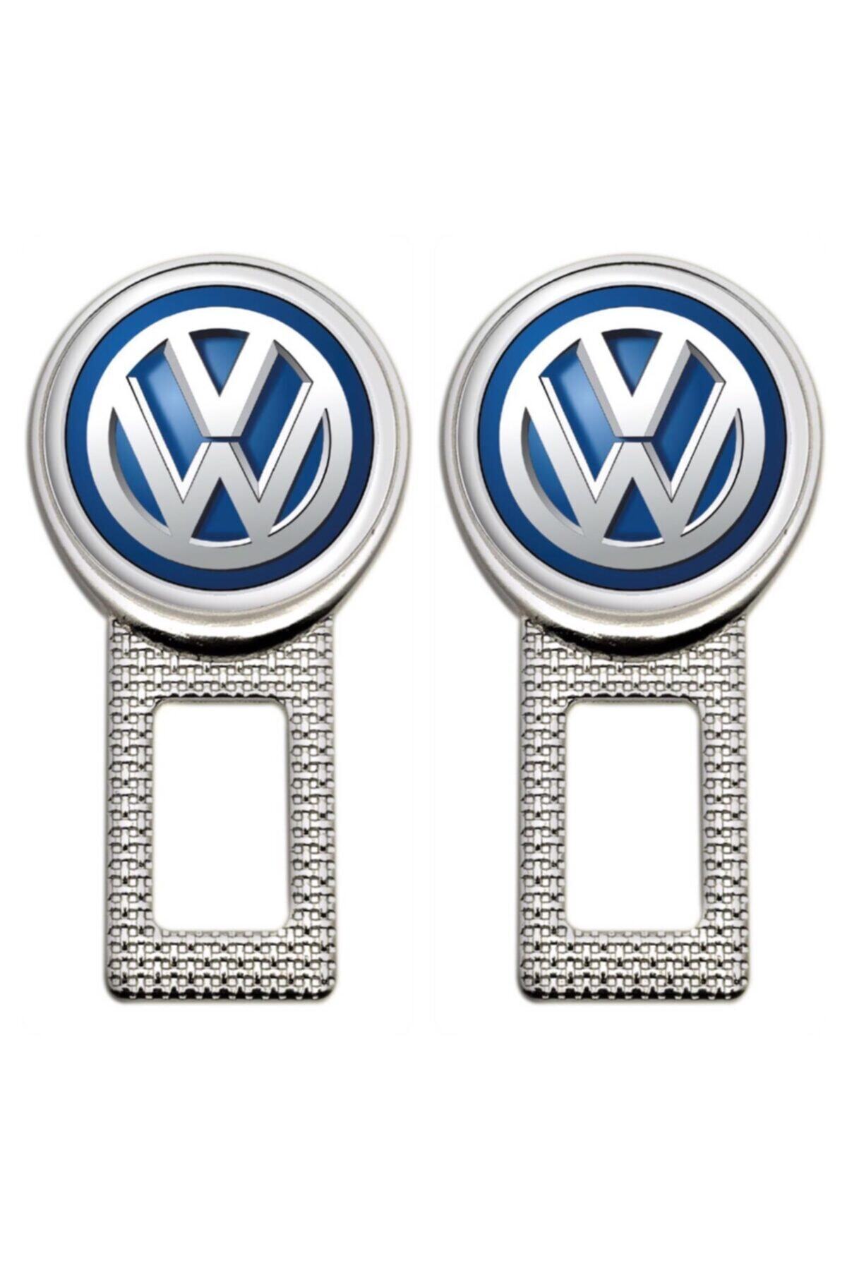 Halidi Volkswagen Logolu Araç Susturucusu 2 Adet Metal