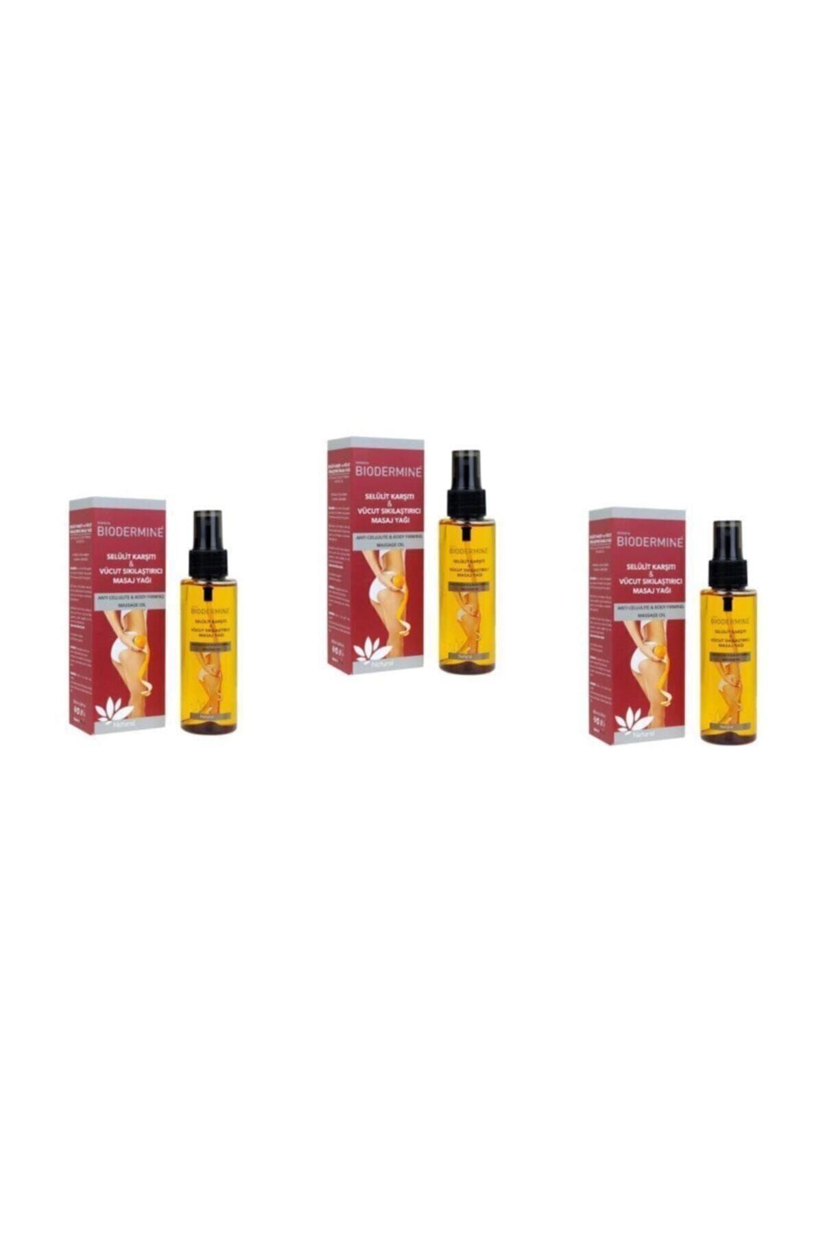 Biodermine Bitkiseldepo Selülit Karşıtı Sıkılaştırıcı Masaj Yağı 100 Ml X 3 Adet