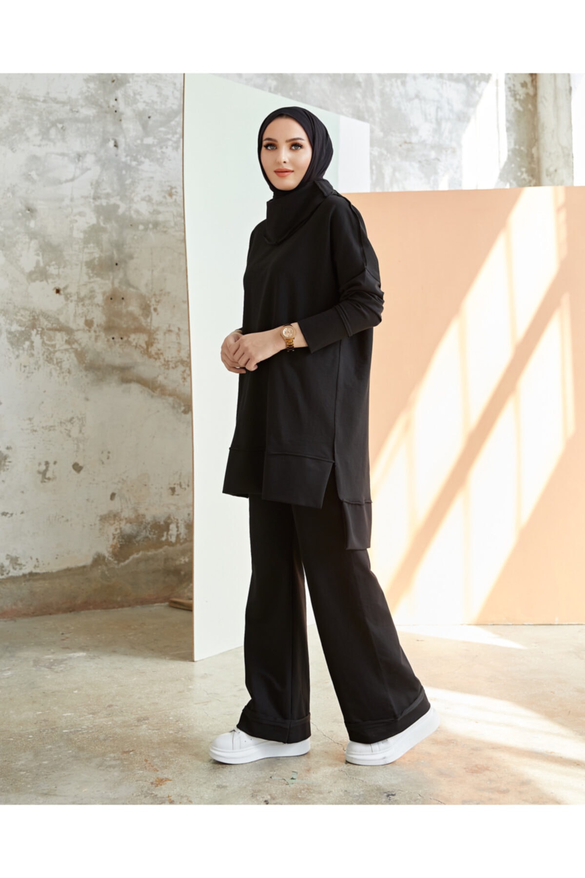 Mürdüm butik Spor Takım Siyah