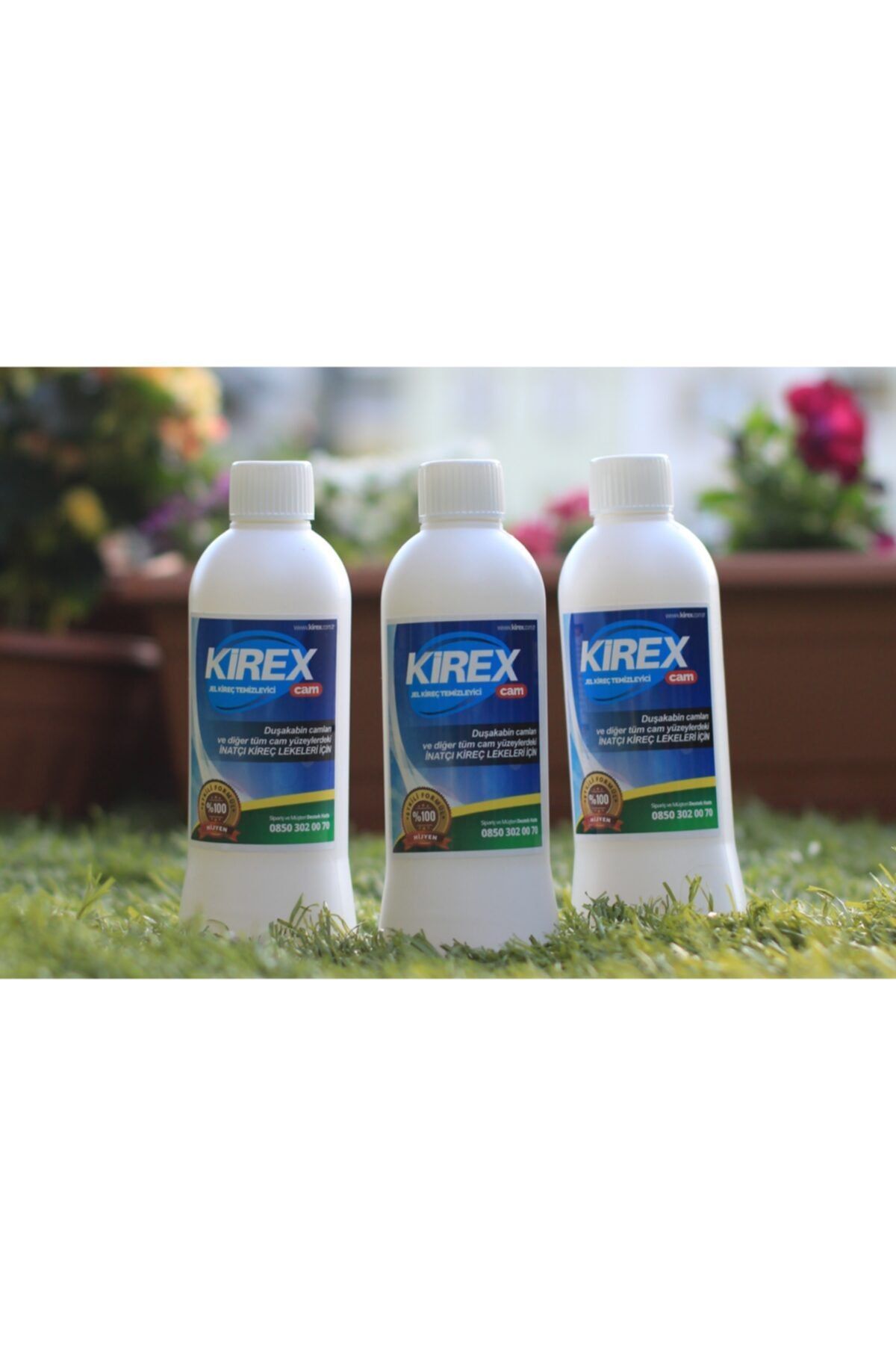 KİREX Duşakabin&cam Kireç&su Lekesi Temizleyici 3 Adetx450ml 3'lü