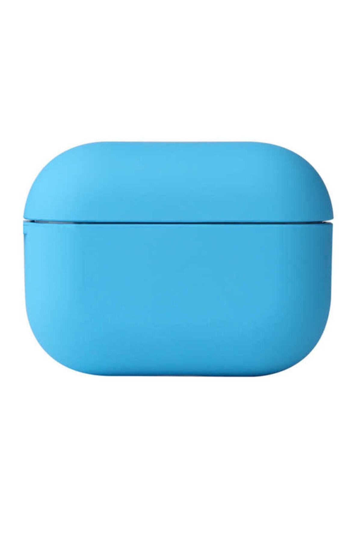 CaseStreet Apple Airpods 3. Nesil Uyumlu Kılıf Silikon Koruma Turkuaz