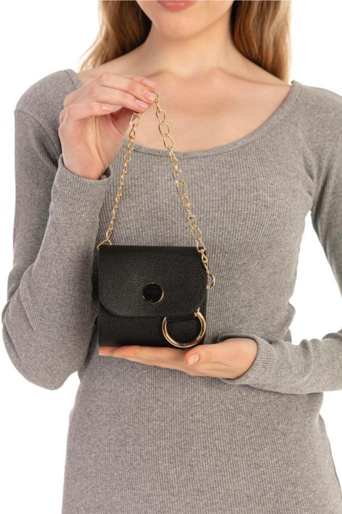 Fiori Gold Aksesuar Detaylı Cüzdan Kemer