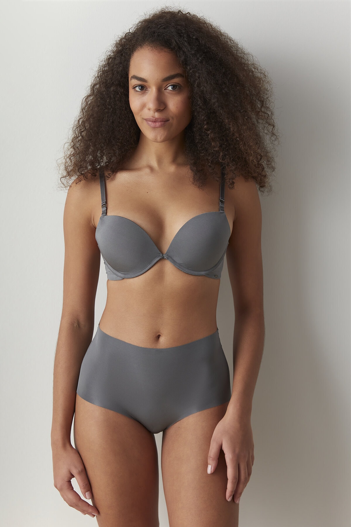 Penti Koyu Gri Wowbra Perfect Colors Push Up Dolgulu Sütyen