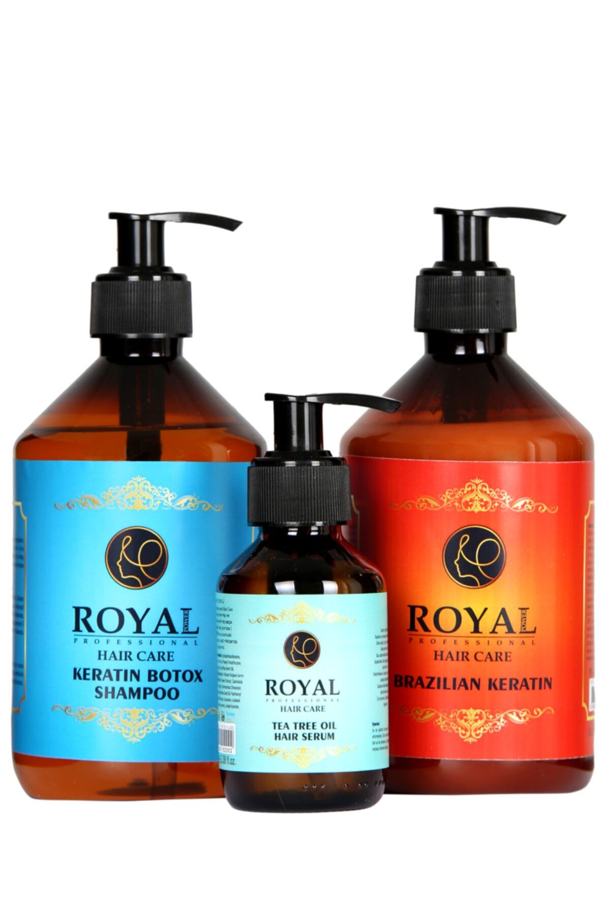 Royal Hair Care Keratin Botoks Şampuan & Brezilya Keratin & Keratin Serum Set