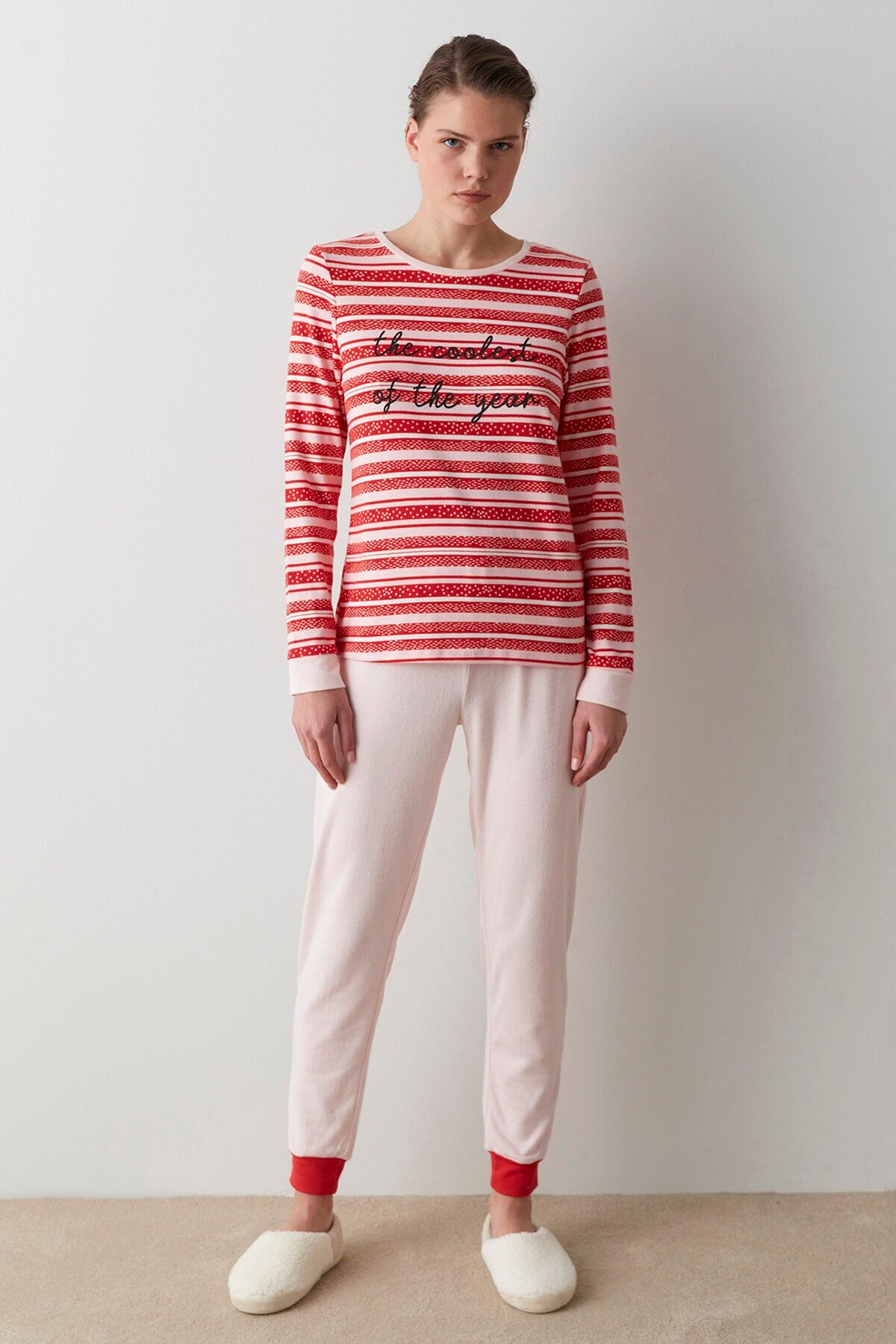 Penti Pembe Winter Bear Termal Pijama Altı