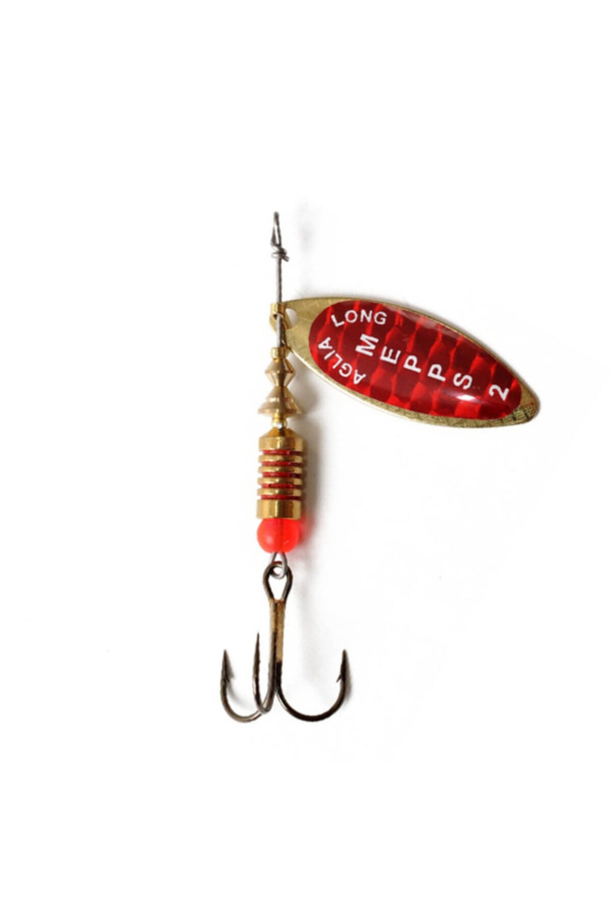 elifeoutdoor Mepps Aglia Long Redbo Altın-kırmızı Söğüt No:3