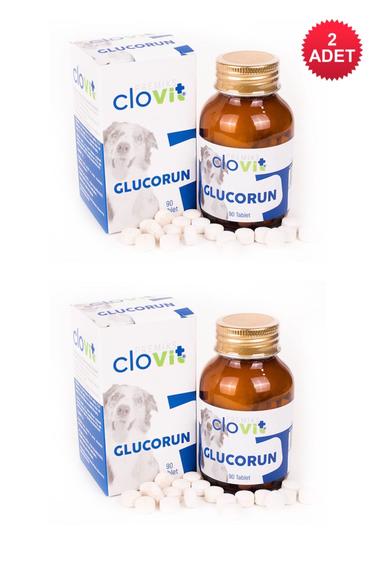 Clovit Dog Glucorun Avantajlı 2'li Set 8680434202939