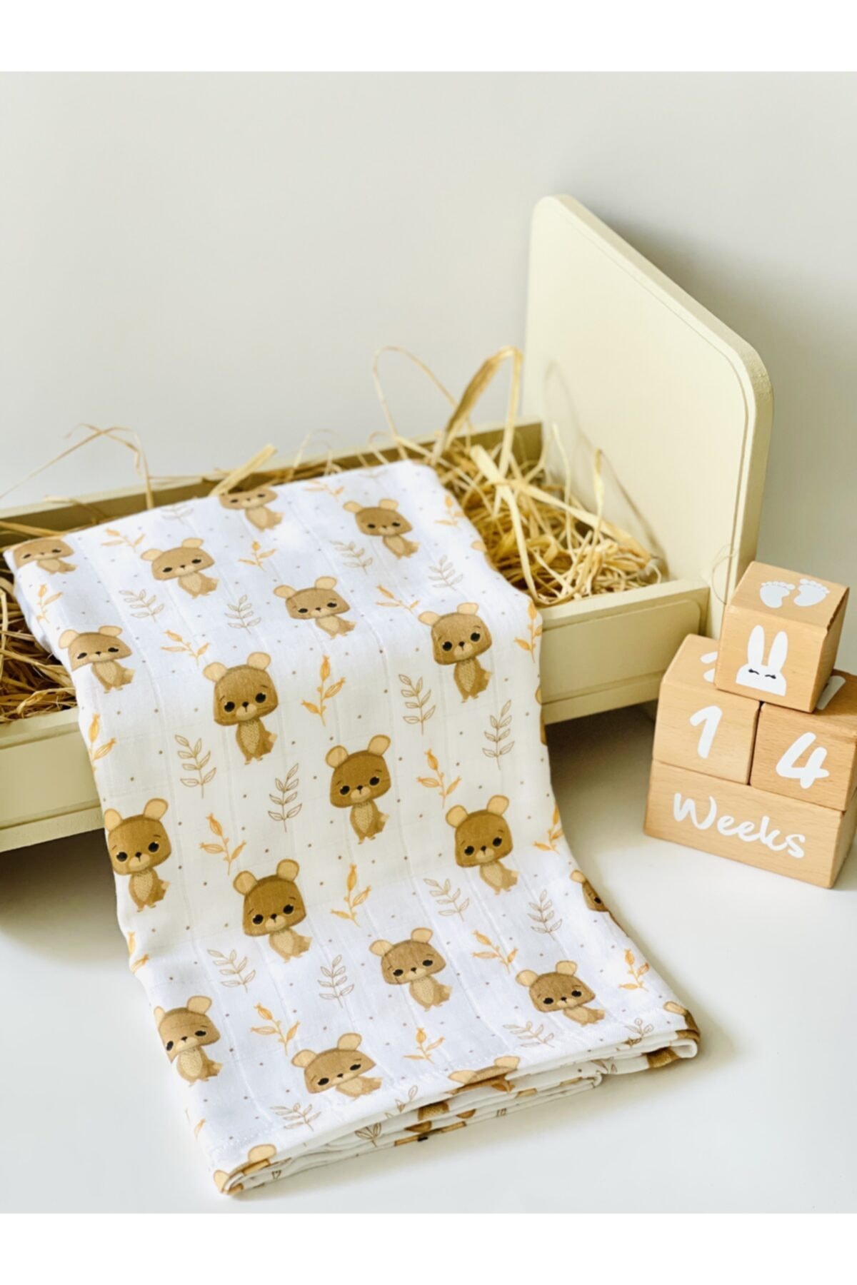 JUNİPERUS Çok Amaçlı Müslin Bezi Örtü Battaniye