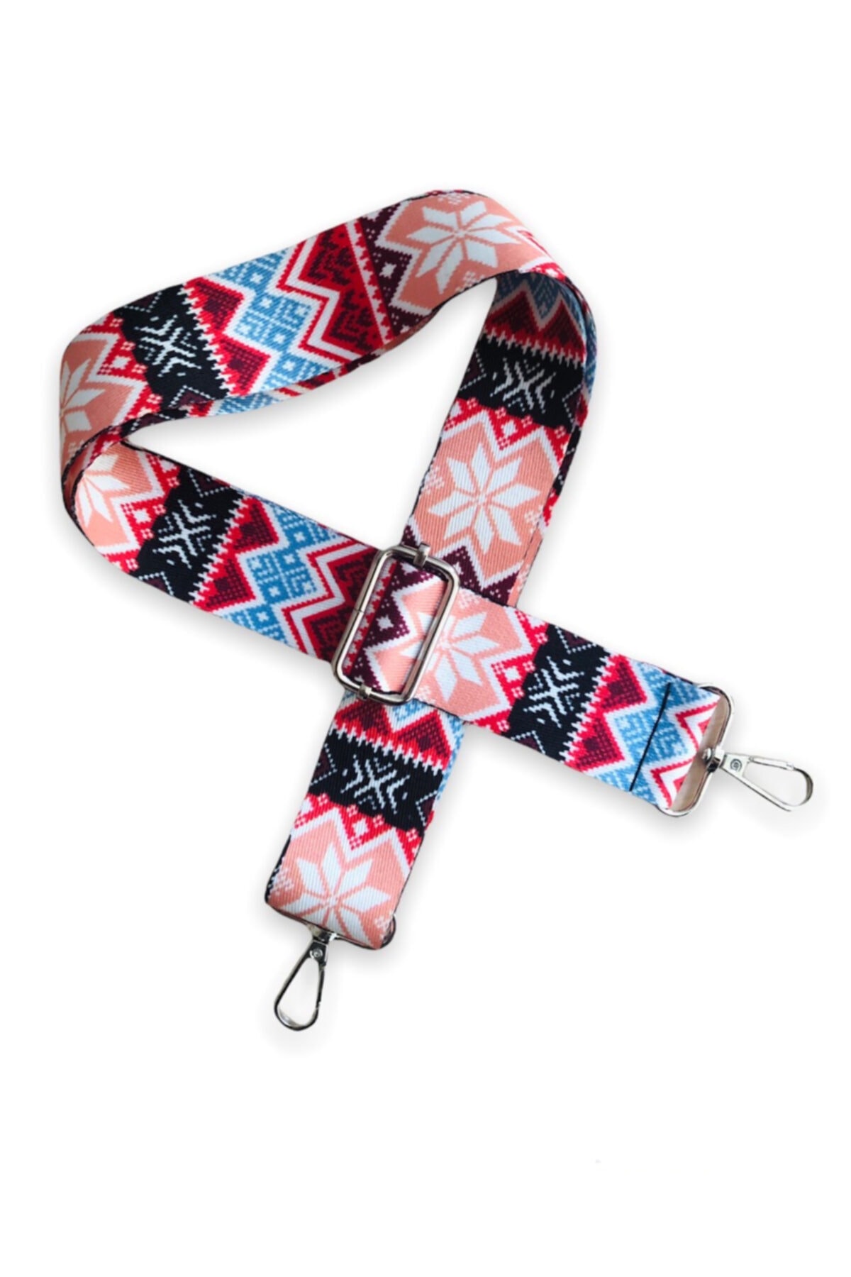 Alfa Tasarım Polyester Kolon Ayarlanabilir Çanta Sapı - Telefon Askısı (120 Cm) / Yün Kazak Desen