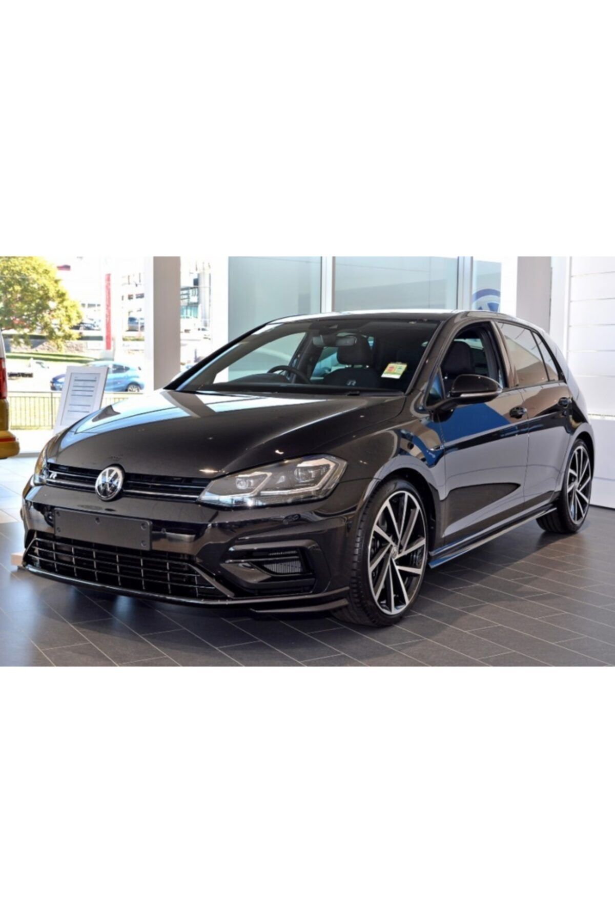 AKC TUNİNG Vw Golf 7,5 R Marşpiyel Seti Plastik Parlak Siyah 2017-
