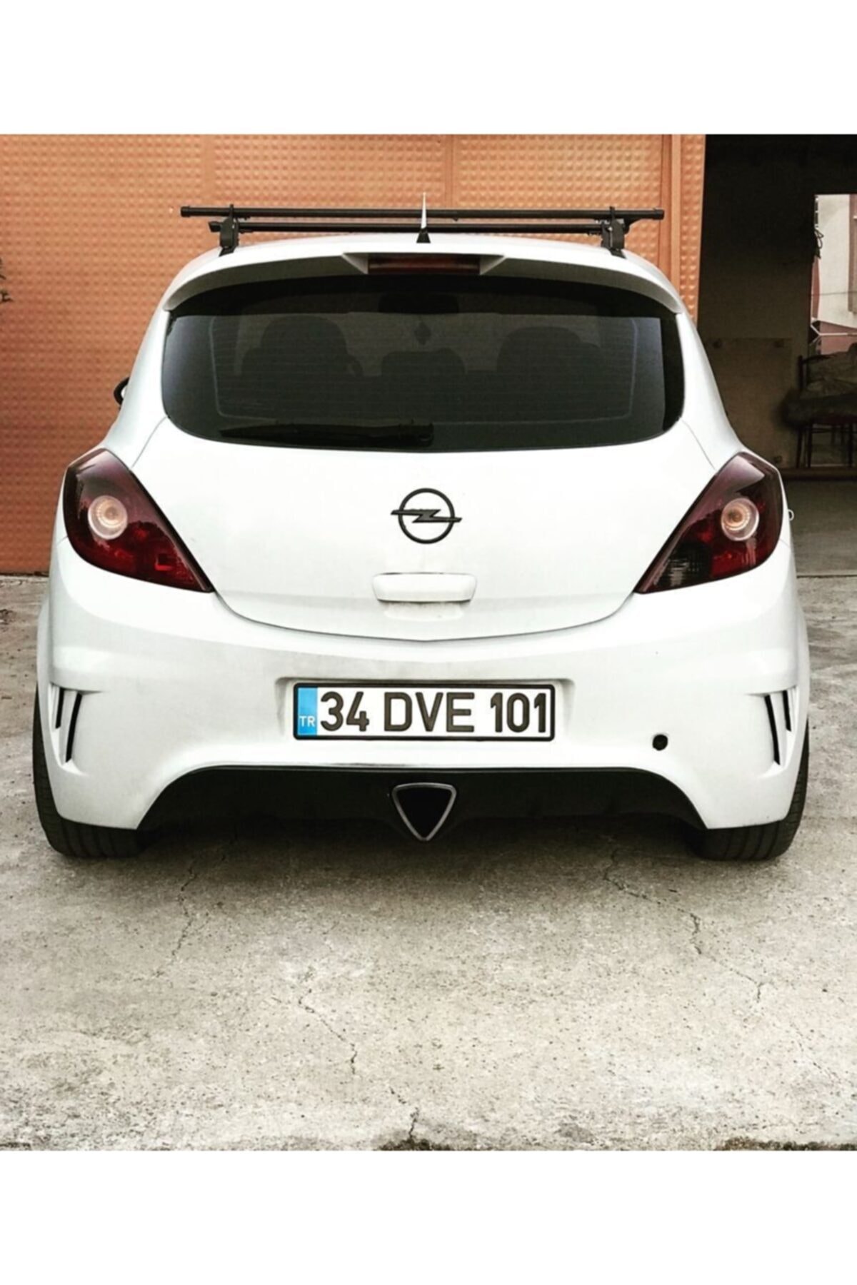AKC TUNİNG Opel Corsa D Opc Arka Tampon Fiber Boyasız 2006-2013