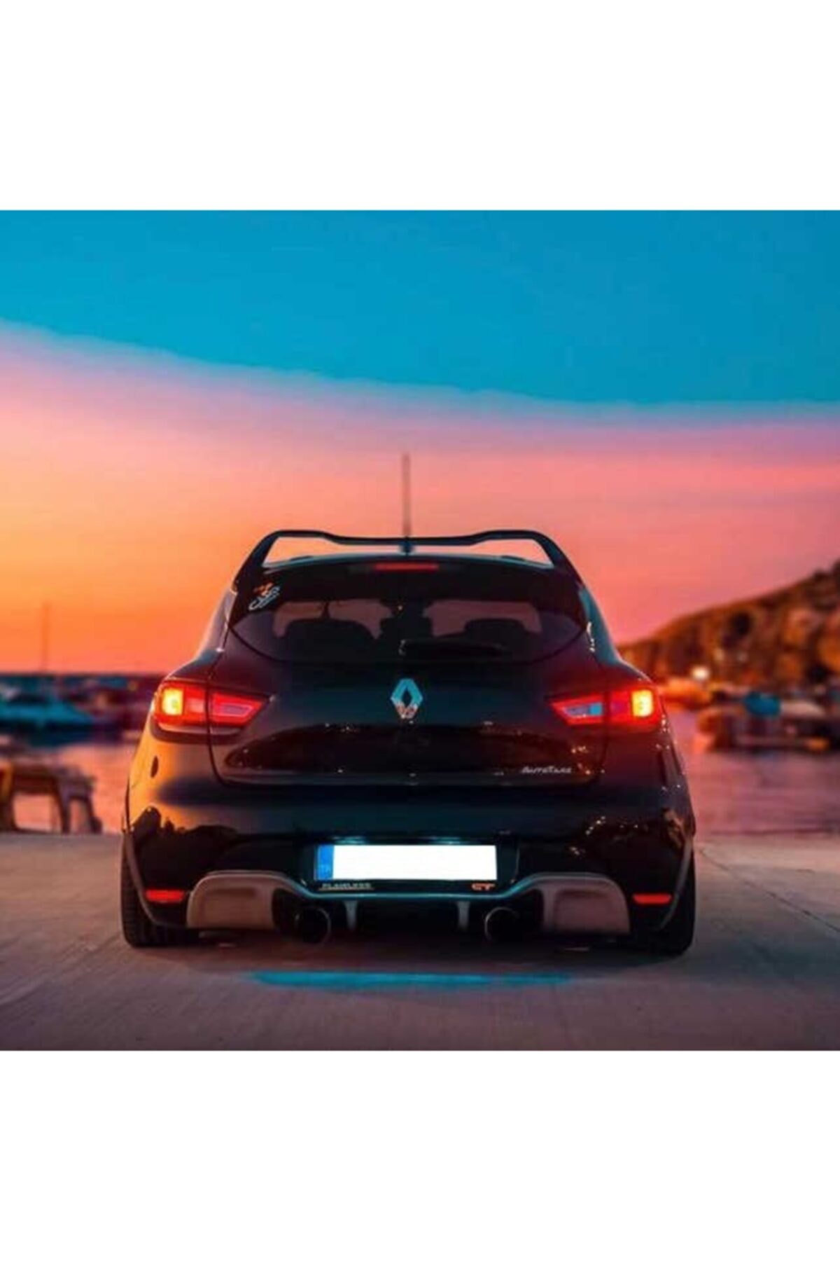 AKC TUNİNG Renault Clio 4 Rs Spoiler Fiber Boyasız 2014-2019
