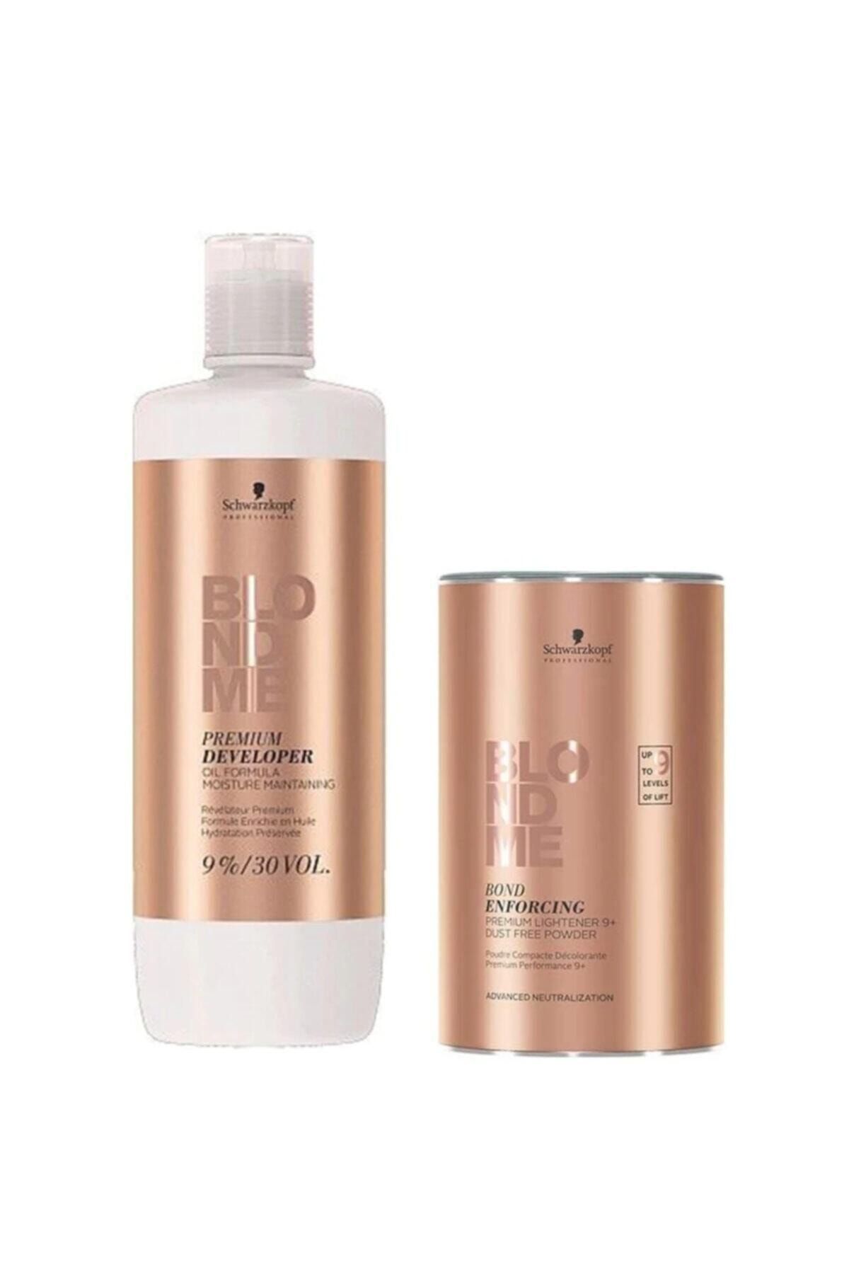 Schwarzkopf Premium Lift+9 Açıcı 450 G + Oksidan %9 30 Volume 1000 Ml