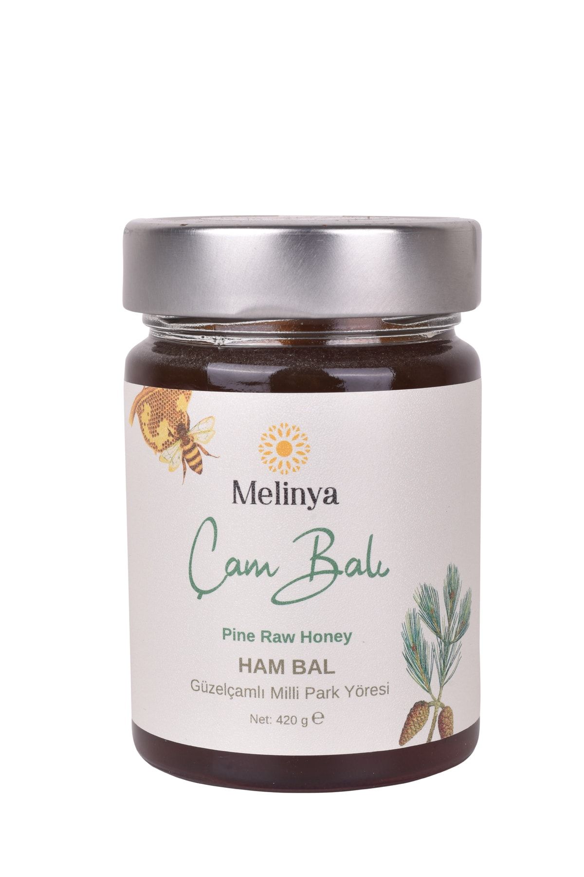 Melinya Çam Balı Ham Salgı Balı 420 gr