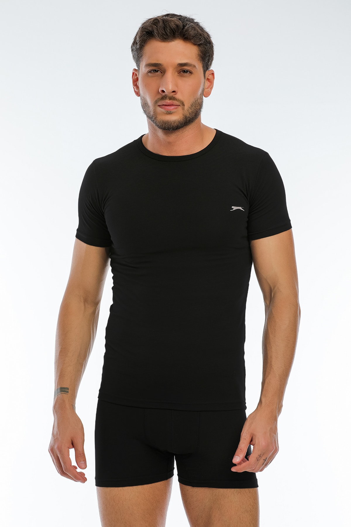 Slazenger Human Erkek Fanila Siyah