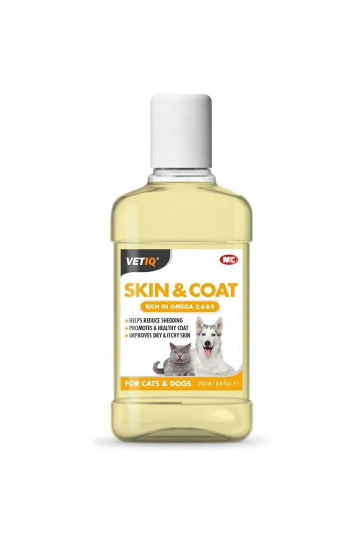 Vetiq Skin And Coat -kedi Ve Köpekler Için Sıvı Omega 3&6 Takviyesi 250 Ml
