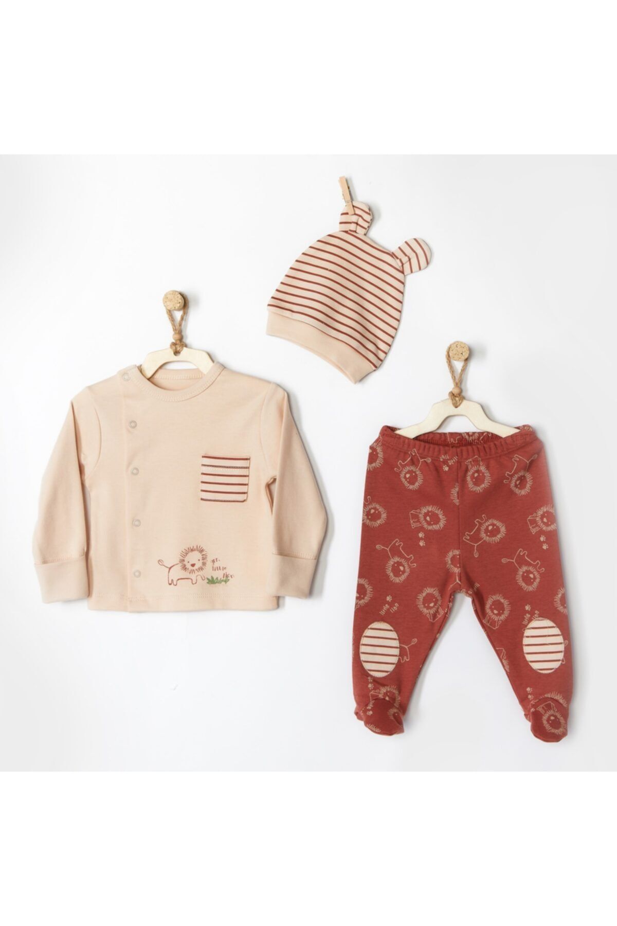 andywawa 22241 Erkek Bebek 3 Lü Takım