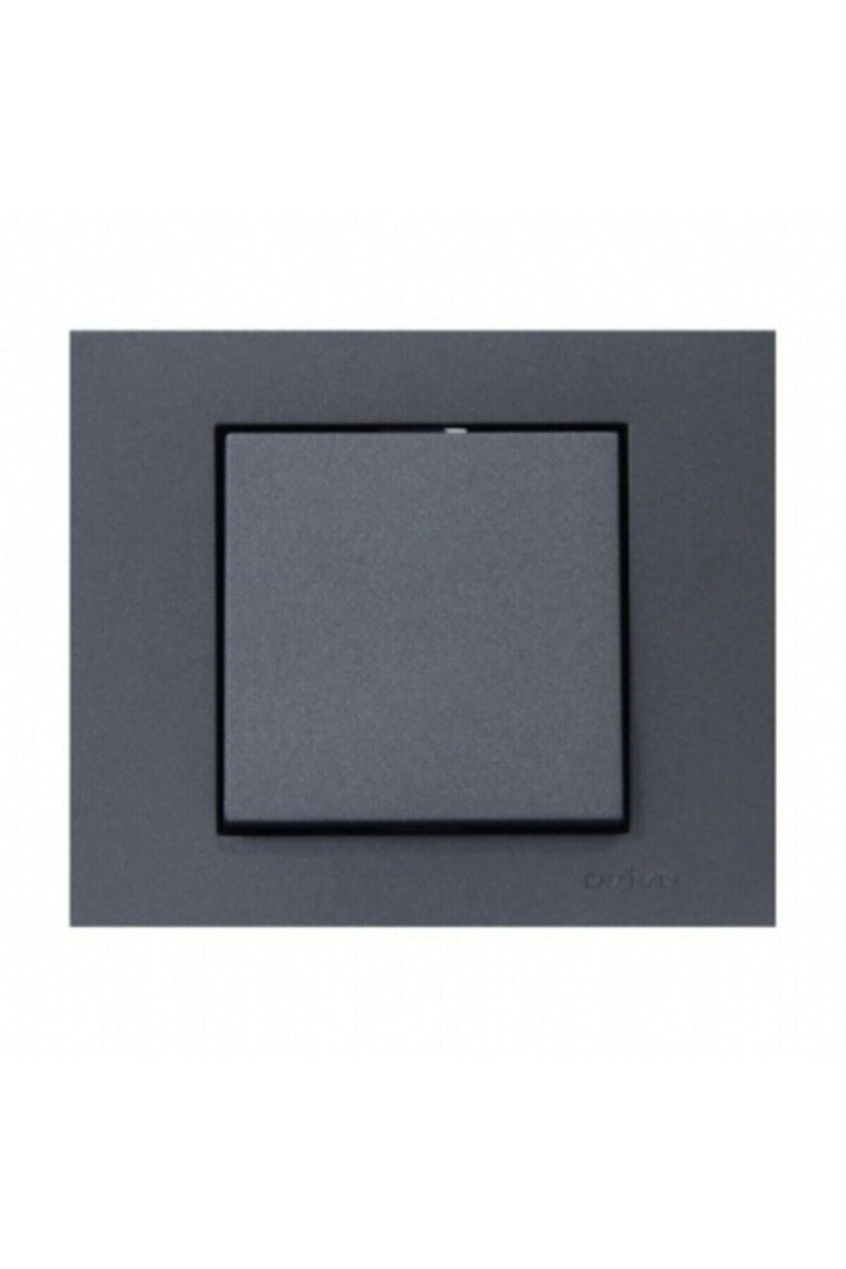 OVİVO Seldur Grano Füme Anahtar + Çerçeve