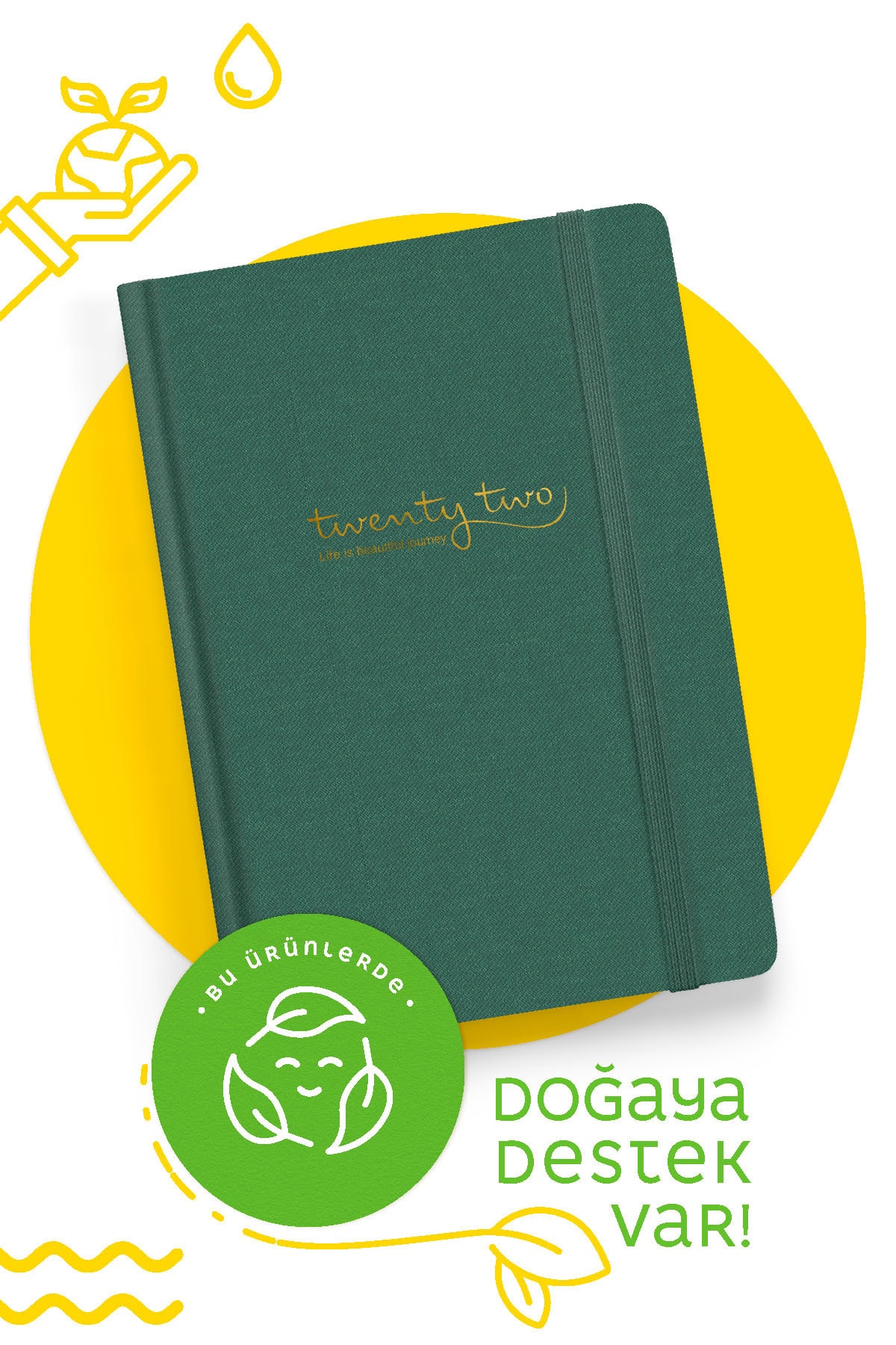 Victoria's Journals 2022 Günlük Ajanda - Ocean Yeşil