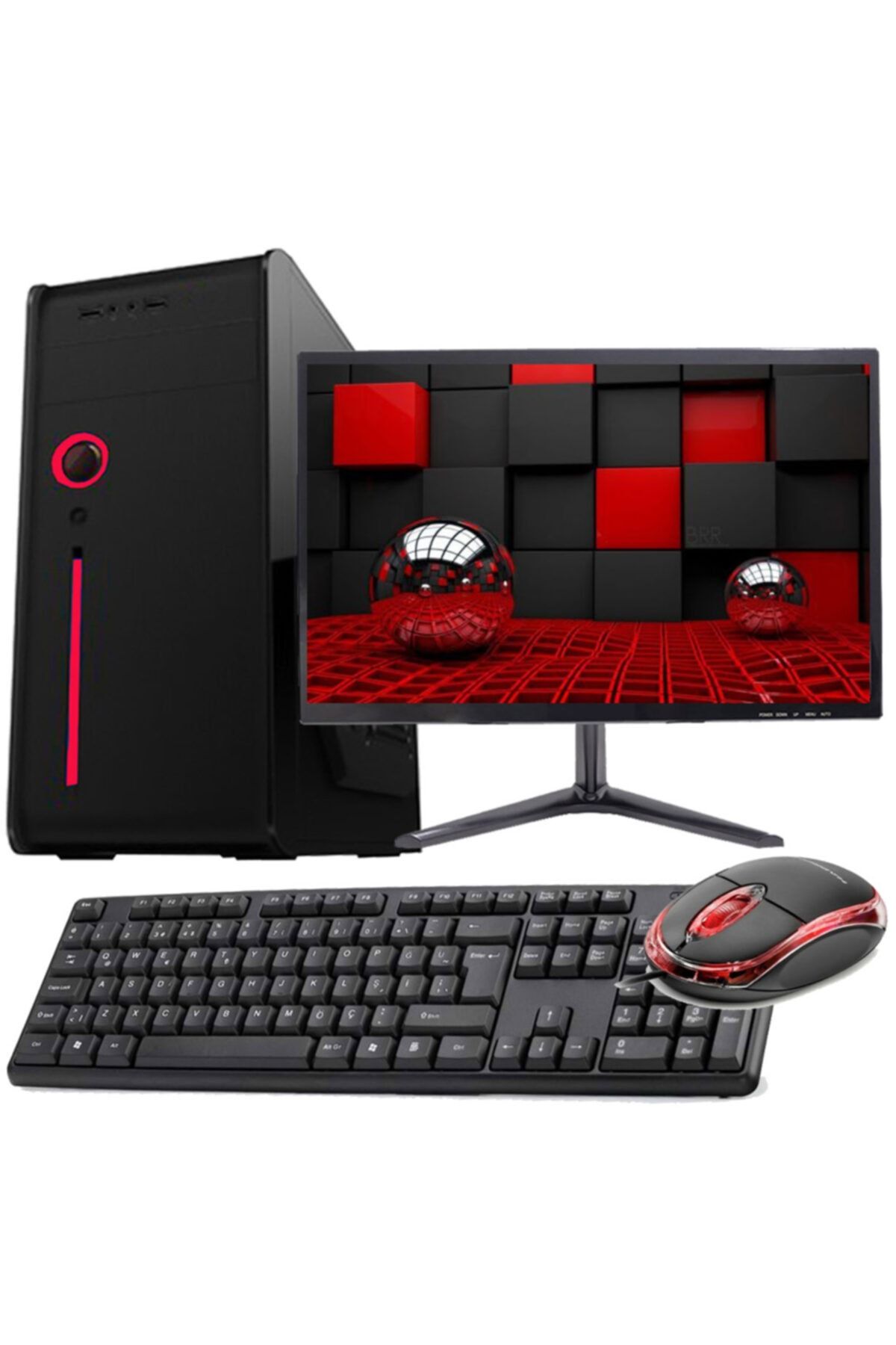 WARBOX Darkred G6950 / 8gb Ram / 500gb Hdd / 18.5\