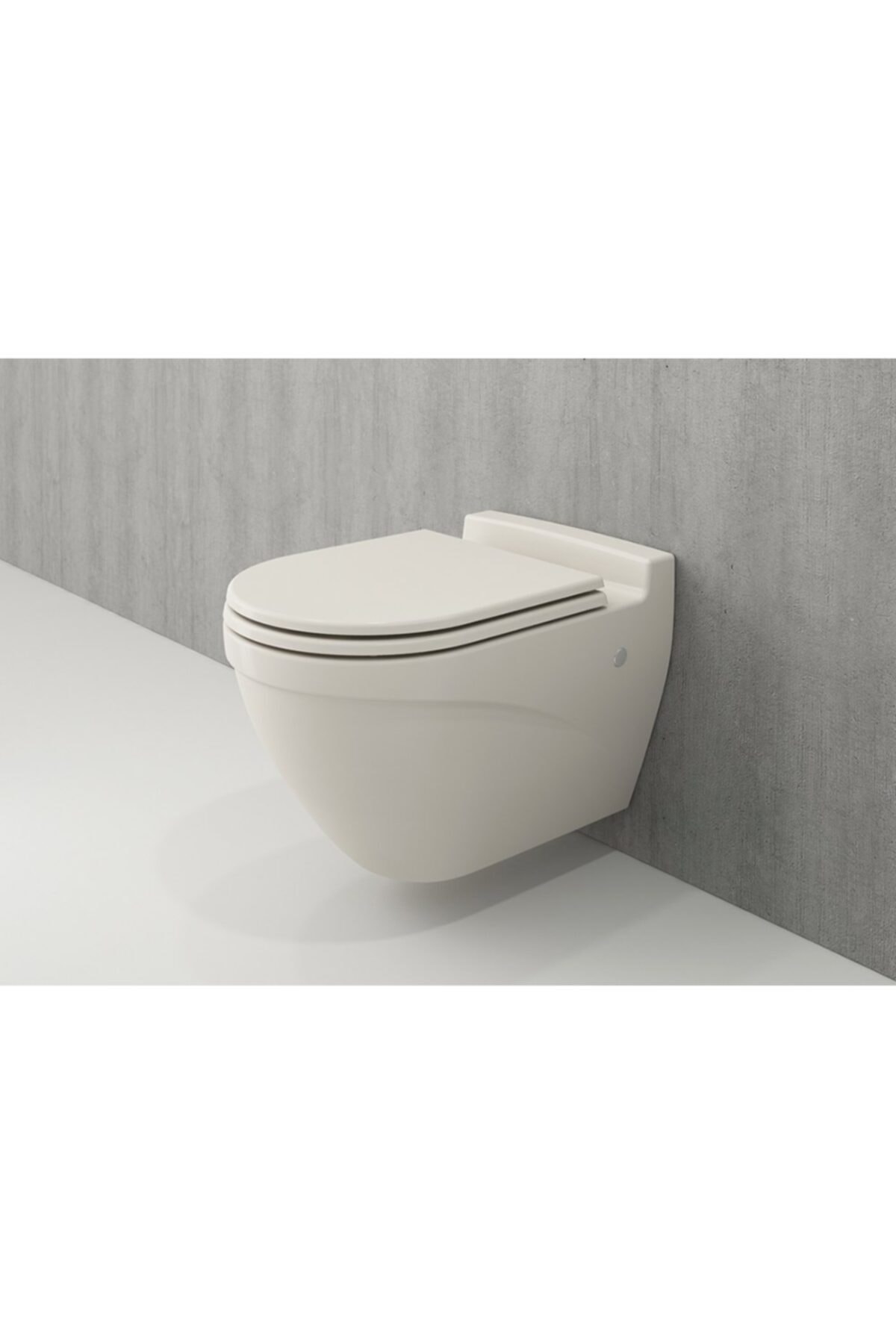 Bocchi Bocchı Taormına Arch Asma Klozet Pure S Kapak - Parlak Bisküvi