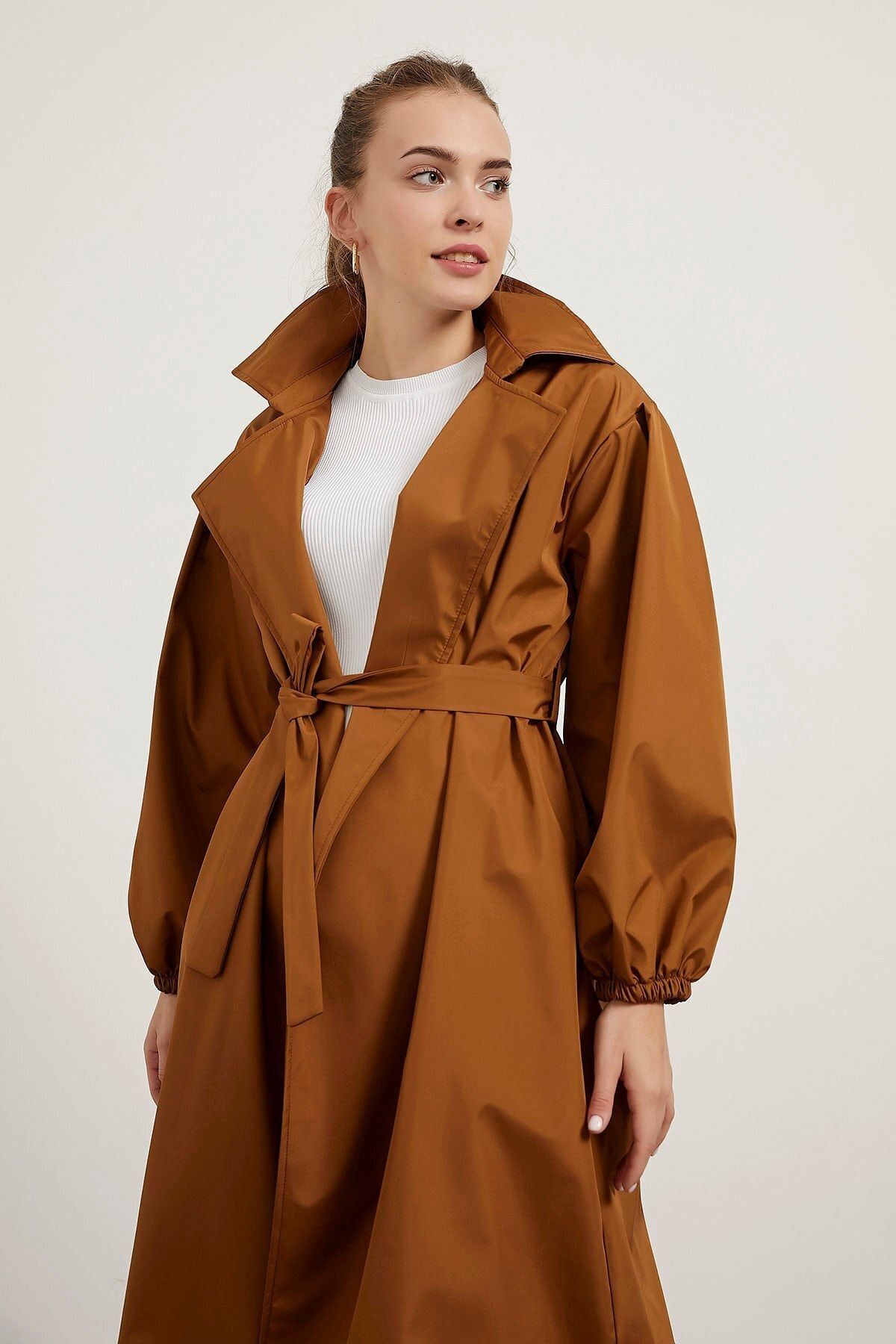 Arma Life Balon Kol Oversize Trençkot