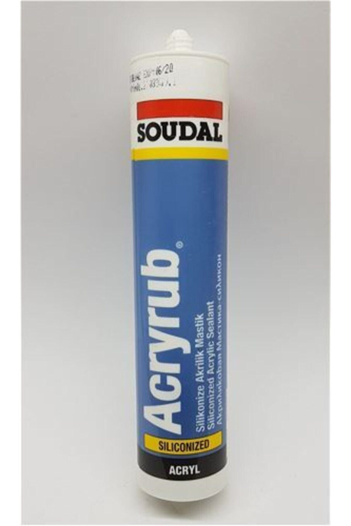 Soudal Silikonize Akrilik Mastik Beyaz