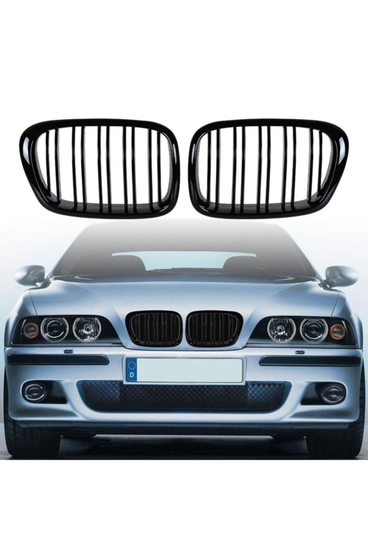 OEM Body Kıt Ithal Ön Panjur Bmw E39 5 Serisi 1996-2003 Siyah