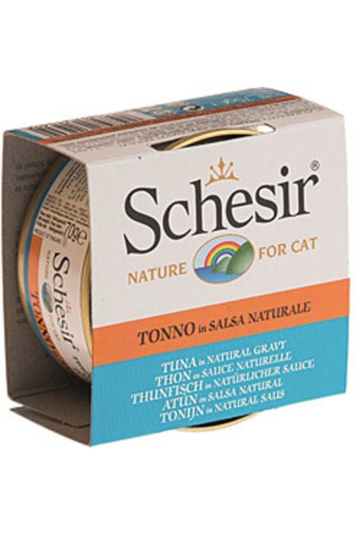 Schesir Tonnetto In Salsa Naturele Kedi Yaş Maması