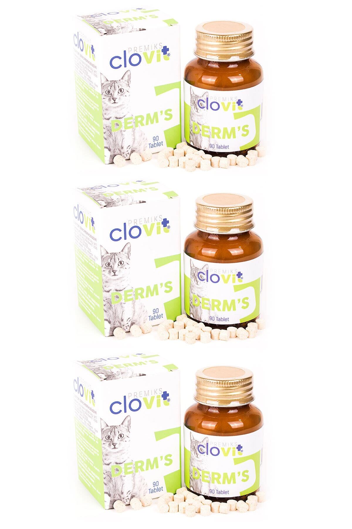 Clovit Cat Derm's Avantajlı 3'lü Set 8680434203172
