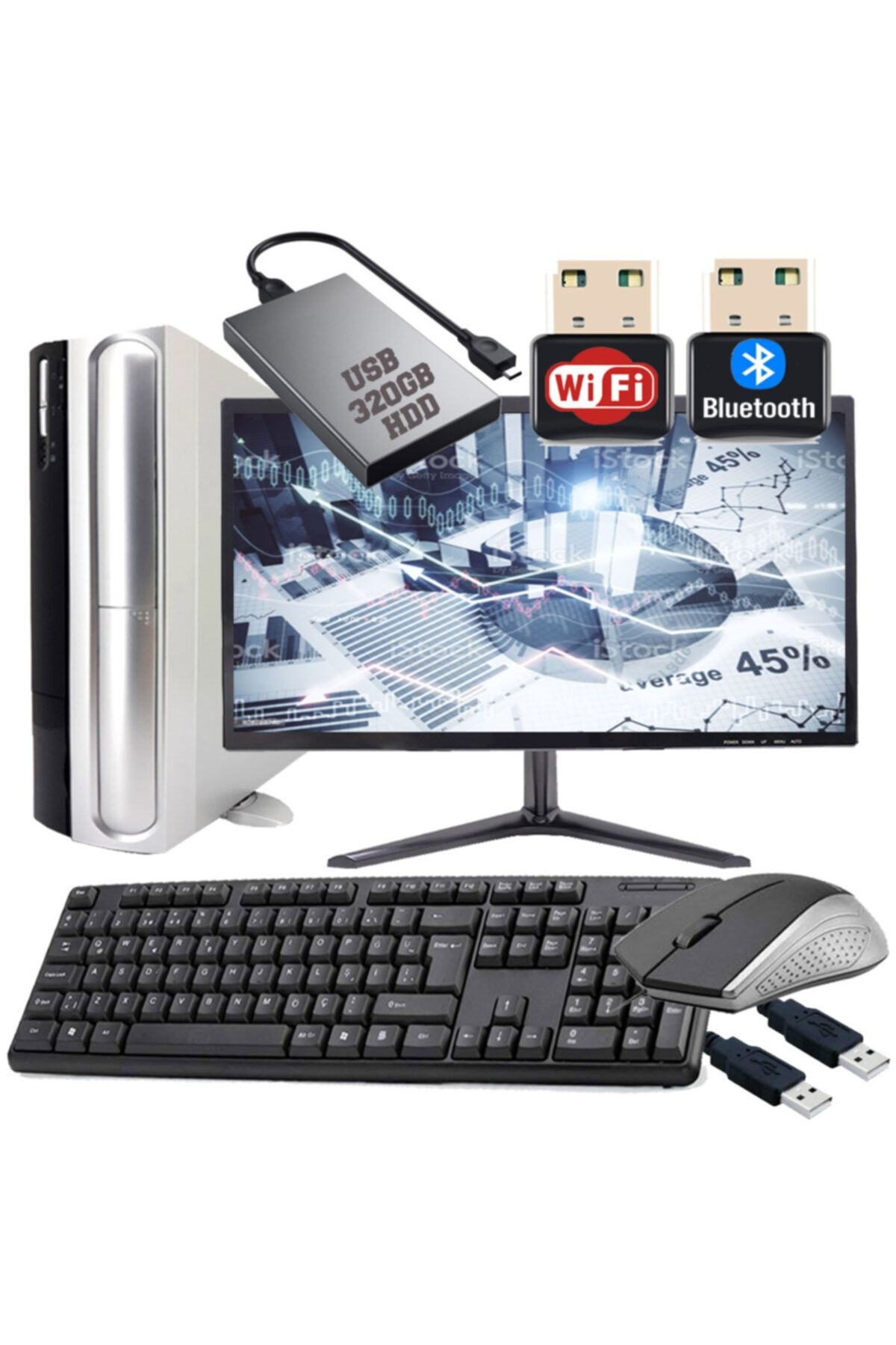WARBOX Broker78 - I3 4100m 8gb Ram 256gb Ssd 21.5\