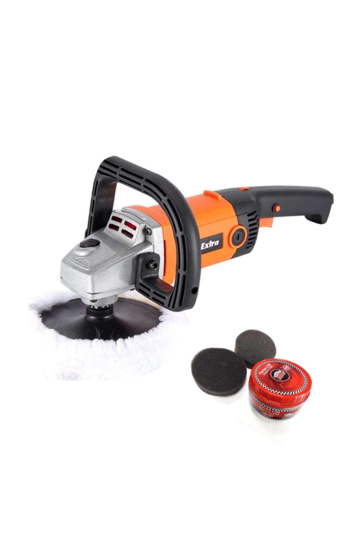 Max Extra Profesyonel Devir Ayarlı Koltuk Yıkama Ve Koltuk Fırçalama Makinası Mxp6165 Pasta Cila Süngerli Set
