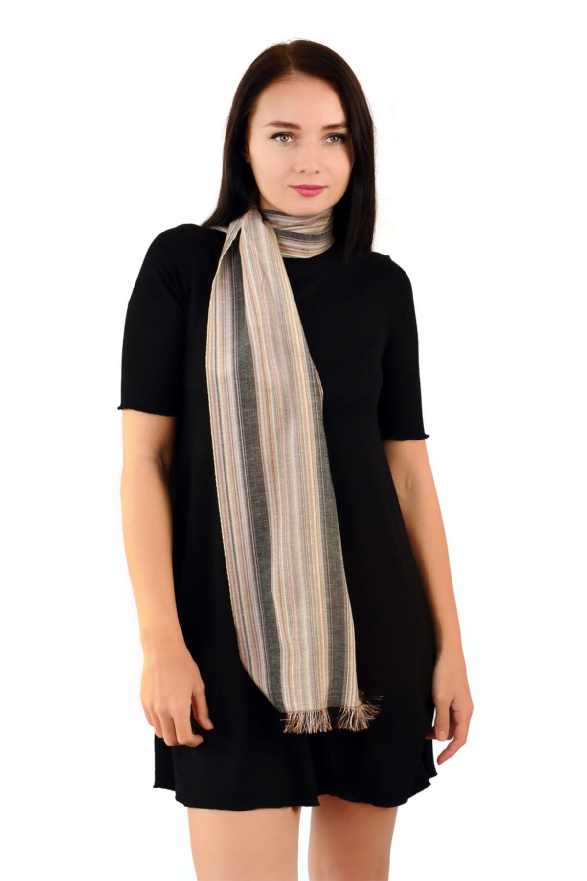 Kutnium Silk & Accessories Toprak Kutnu Ipek Fular