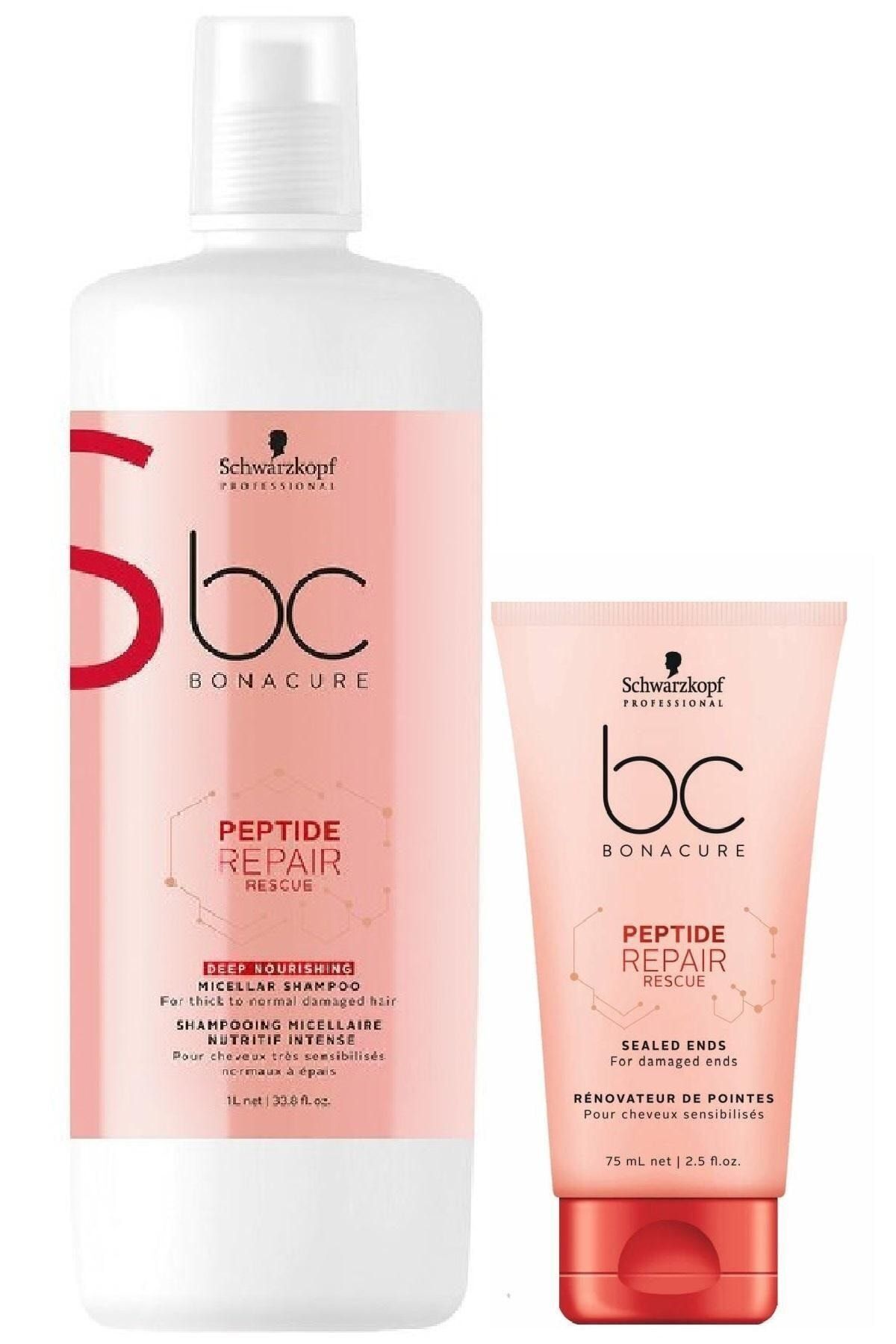 BC Bonacure Peptide Acil Kurtarma Derin Besleme Yenileyici Micellar 2'li Set