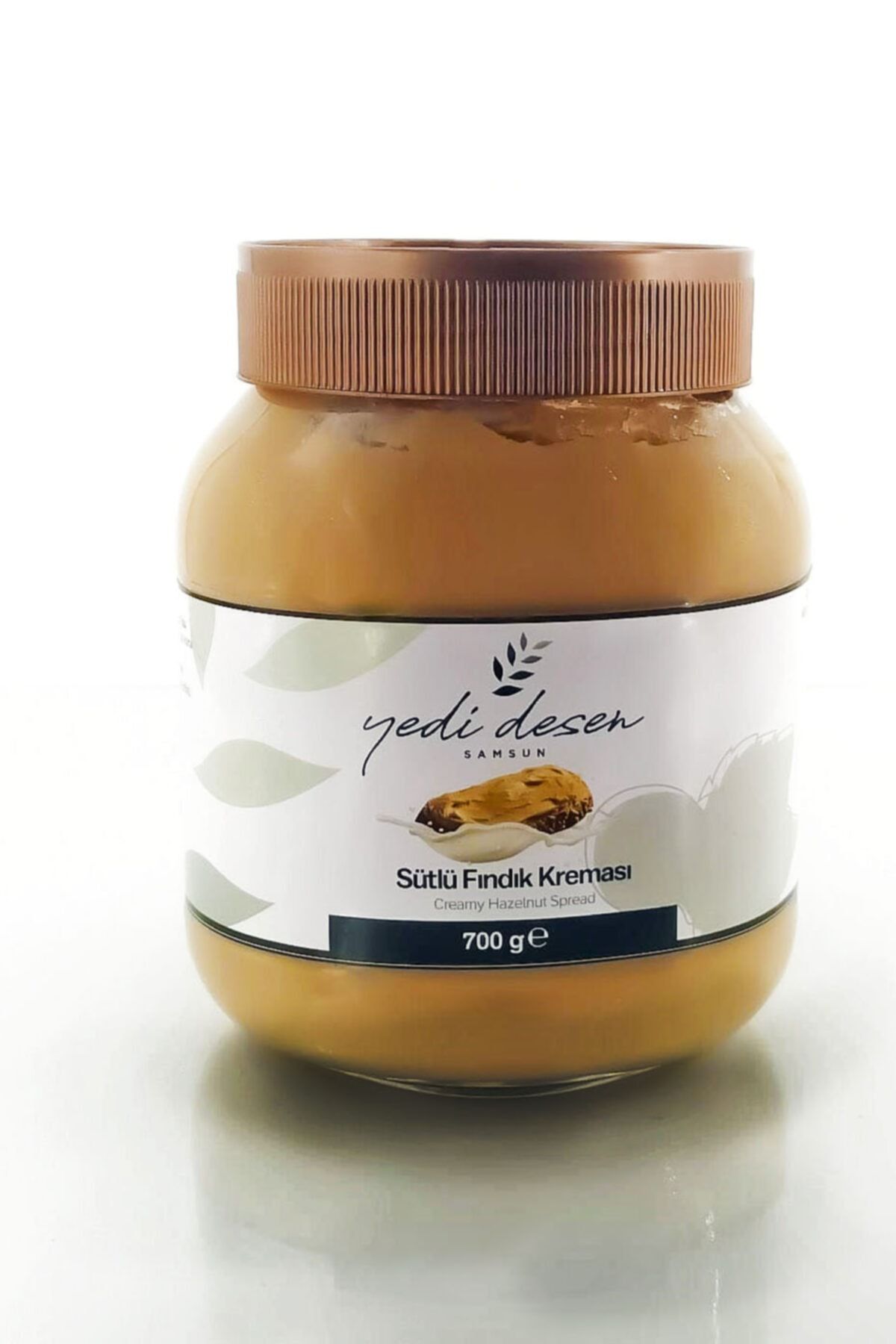 YEDİ DESEN Yerli Karadeniz Fındığından Sütlü Fındık Kreması 700 gr Sürülebilir Çikolata