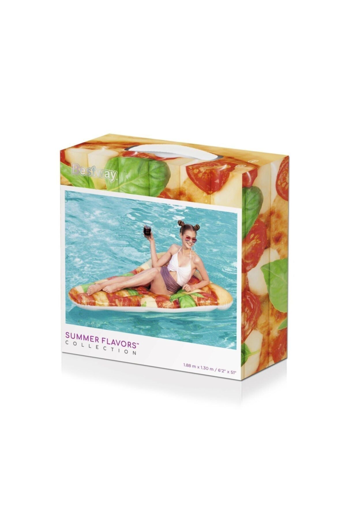BESTWAY Pizza Dilimli Yatak 188x130 Cm