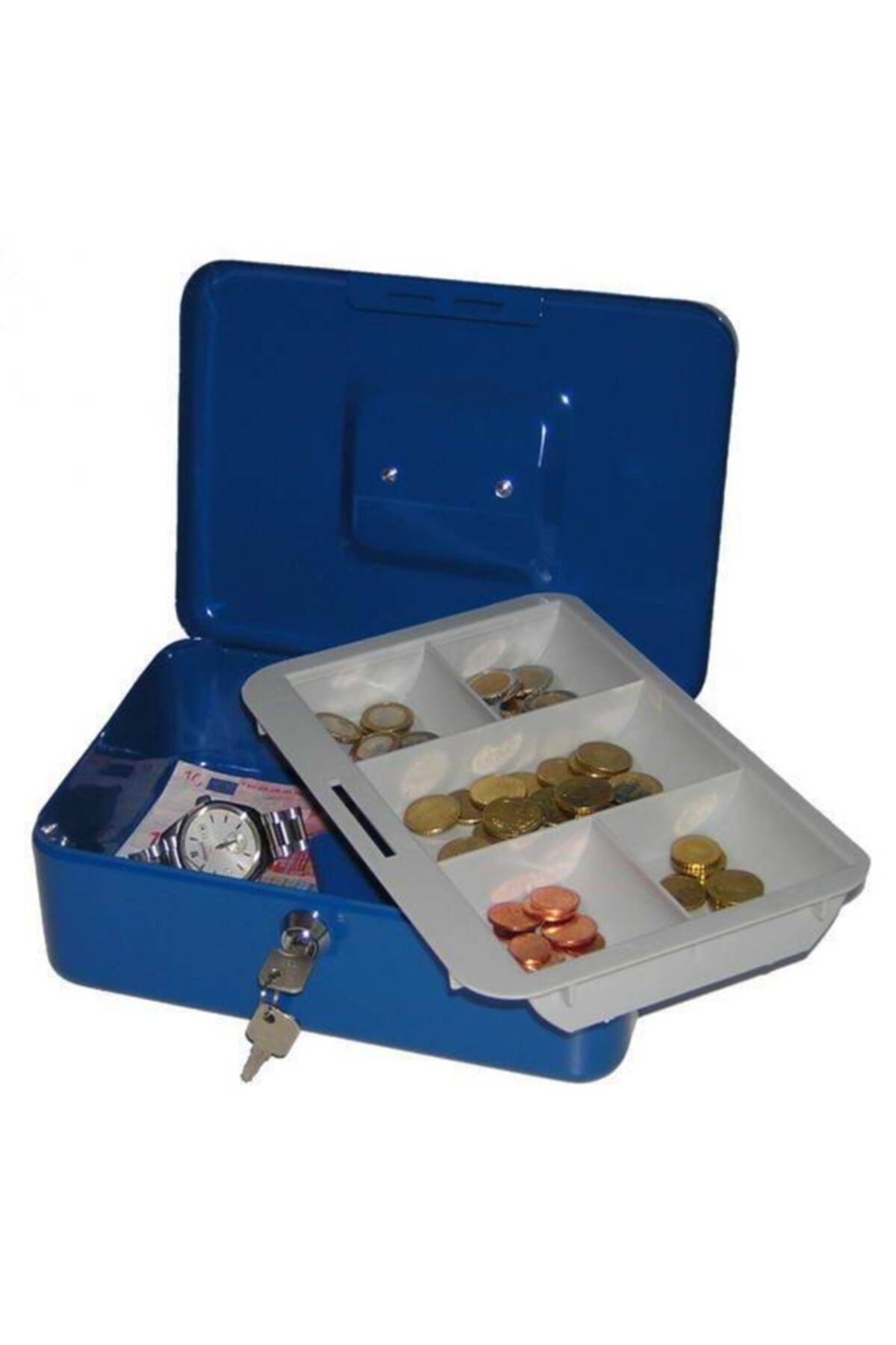 ÇELİK KASA DÜNYASI 08el Kızılay El Para Kasası Kulplu 82015cm 880gr 299