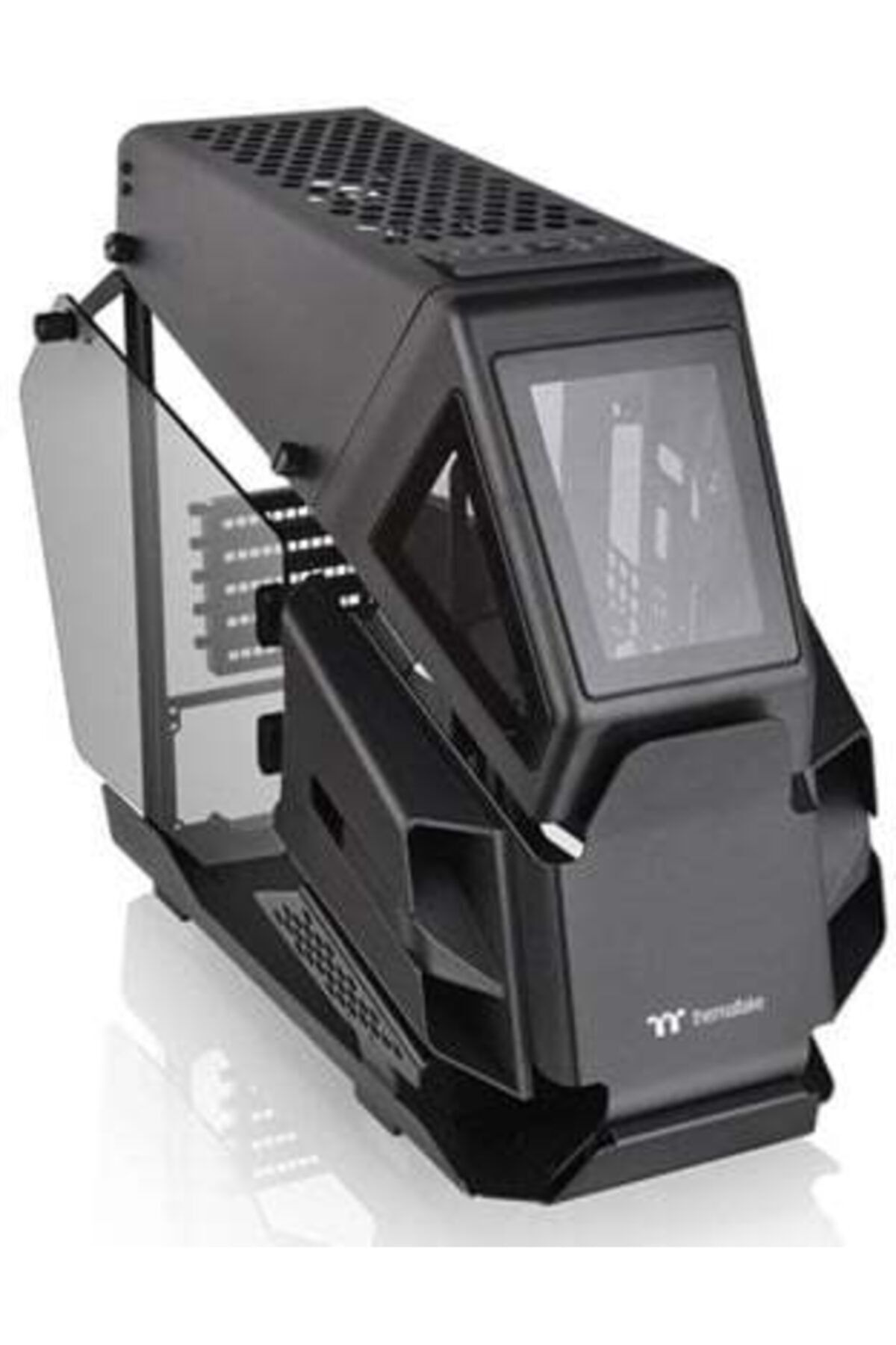 THERMALTAKE Ah T200 Siyah 2 X Tempered Glass Pencereli, Rgb Mikro Atx Oyuncu Kasası