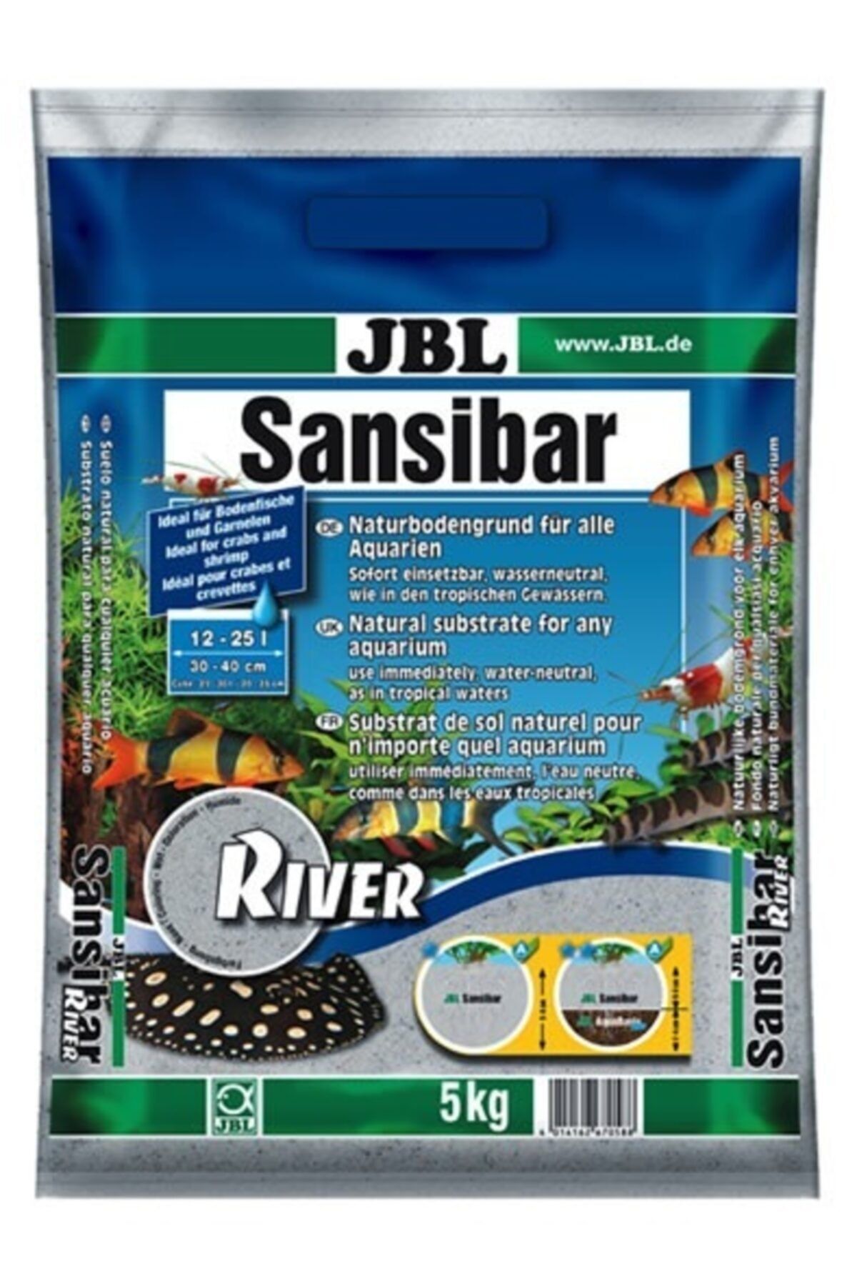 Durbuldum Jbl Sansıbar Nehir 0,4-1,4mm 10 Kg Kum
