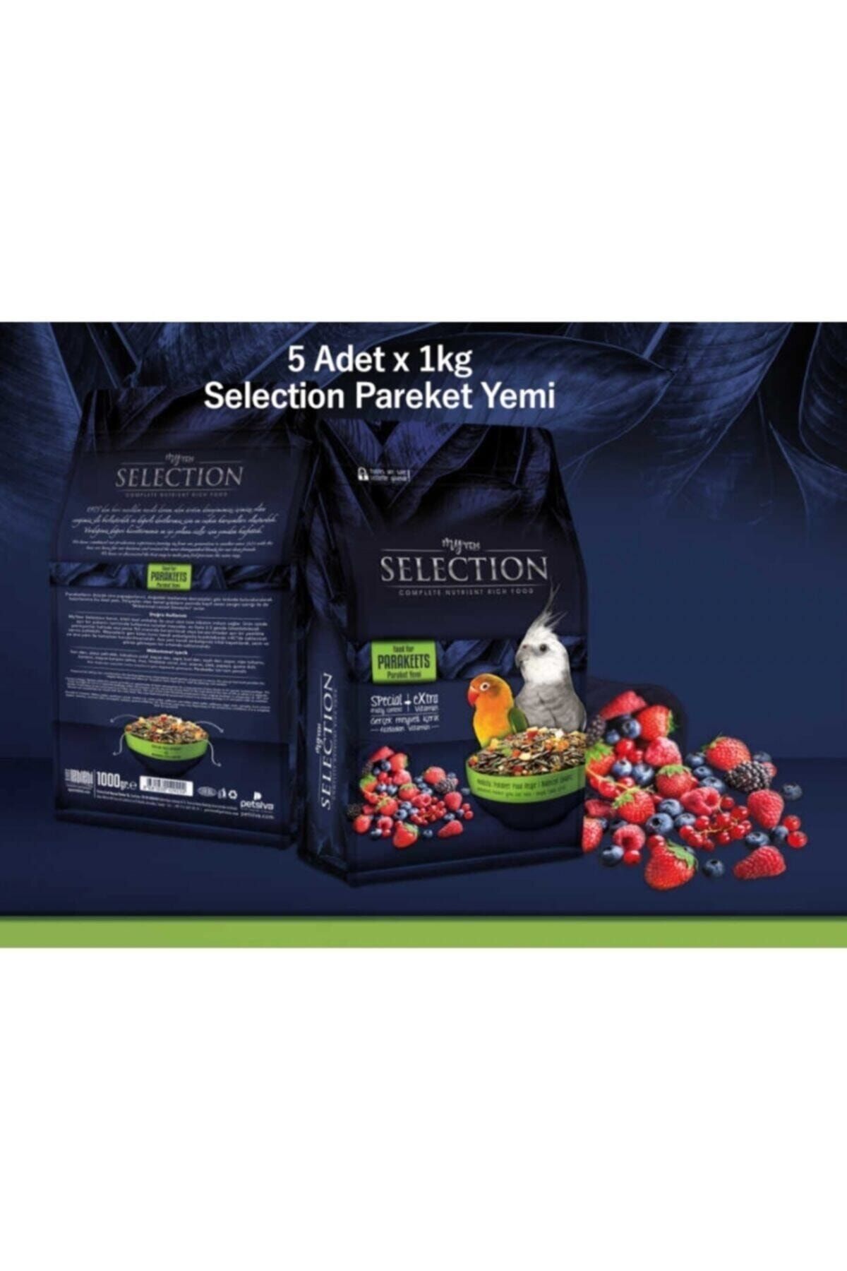 No Label Myyem Selection Papağan Yemi Sultan Cennet Papağanı 1kg X 5adet