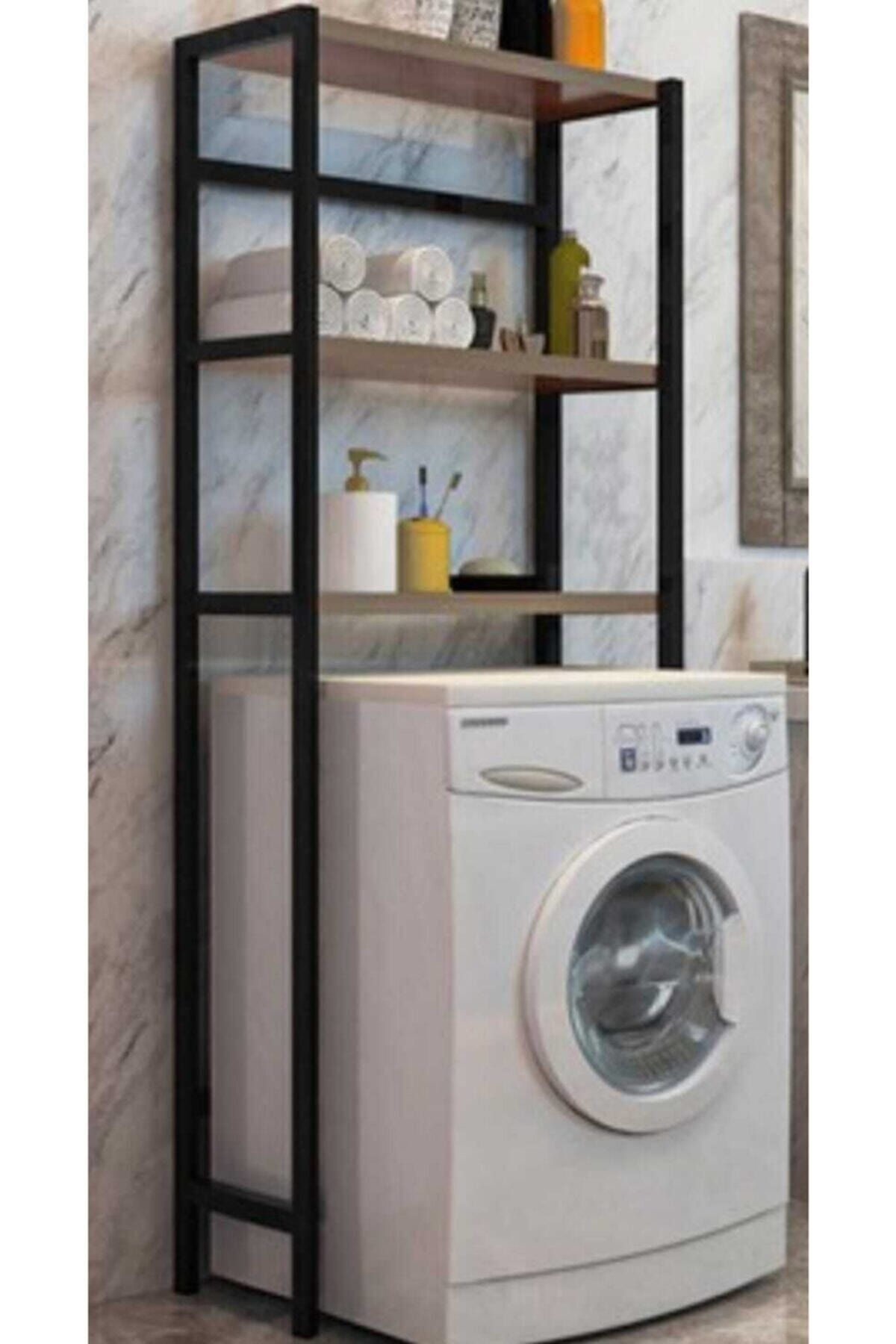 Mobexport Çamaşır Makinası Üstü Düzenleyici 3 Katlı Raf 3 Raflı Banyo Düzenleyici