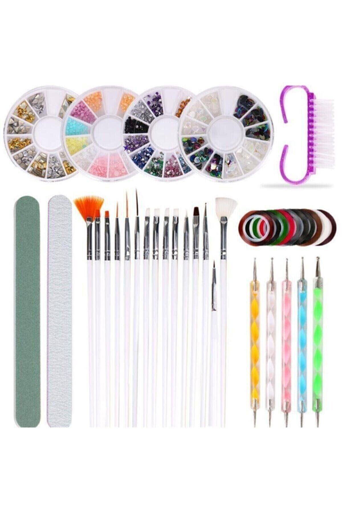 Ocean Larin Tırnak Süsleme Desen Verme Seti Full Set