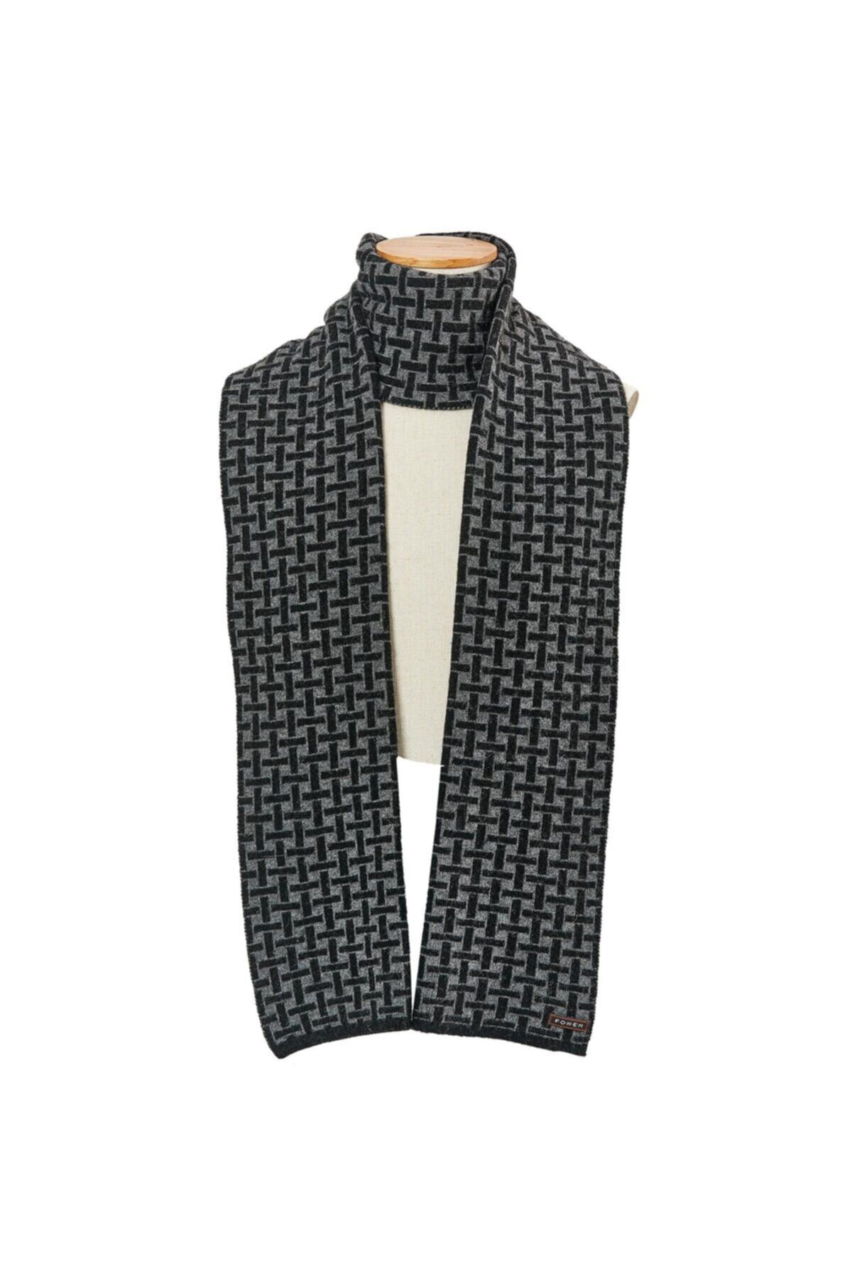 Fonem Unisex Yonca Atkı Fo 4535 Siyah