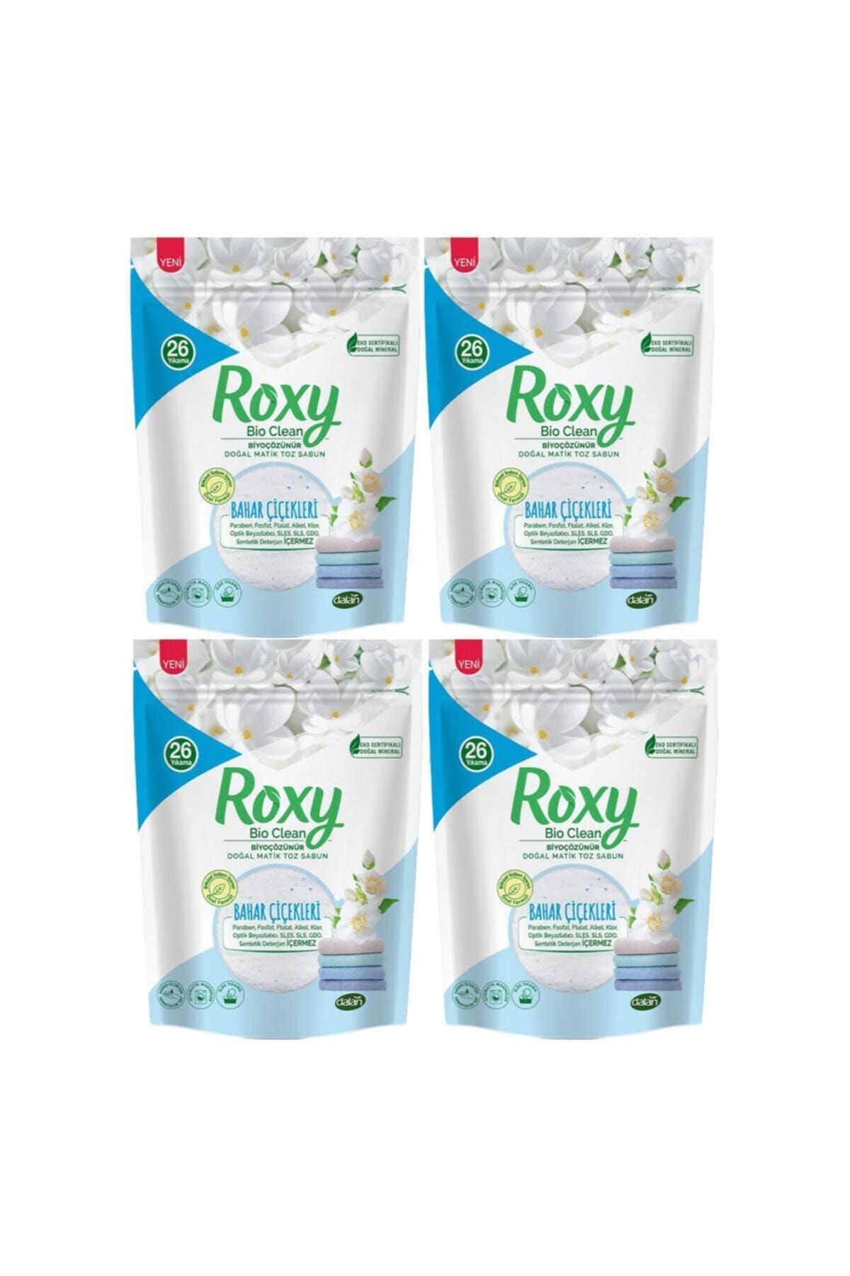 Dalan Roxy Toz Sabun Matik Bahar Çiçekleri 1600 gr x 4 Adet