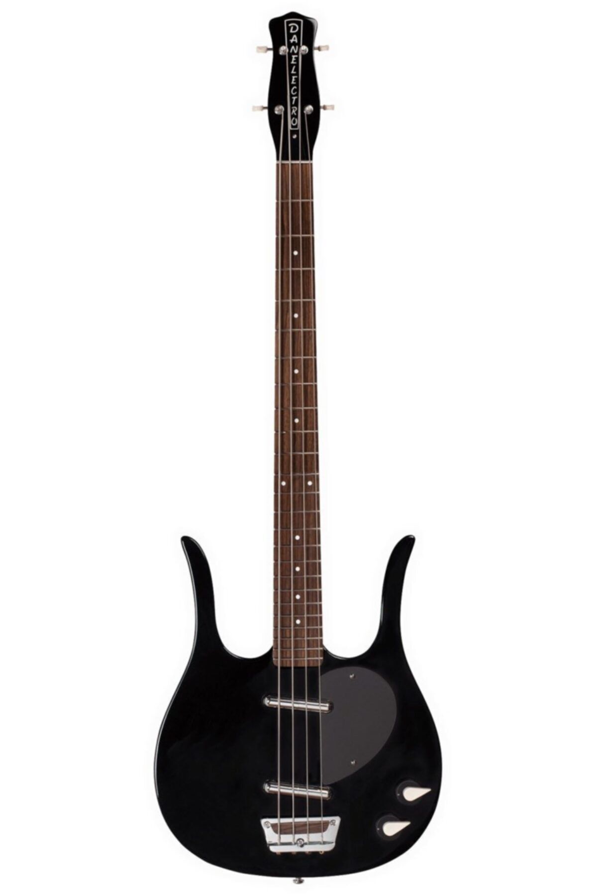 DANELECTRO 58 Longhorn Siyah Bas Gitar (d58lhbblk)