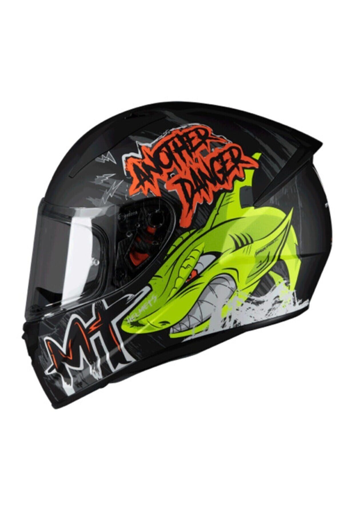 MT Stinger Danger Kask (renkli Vizör)