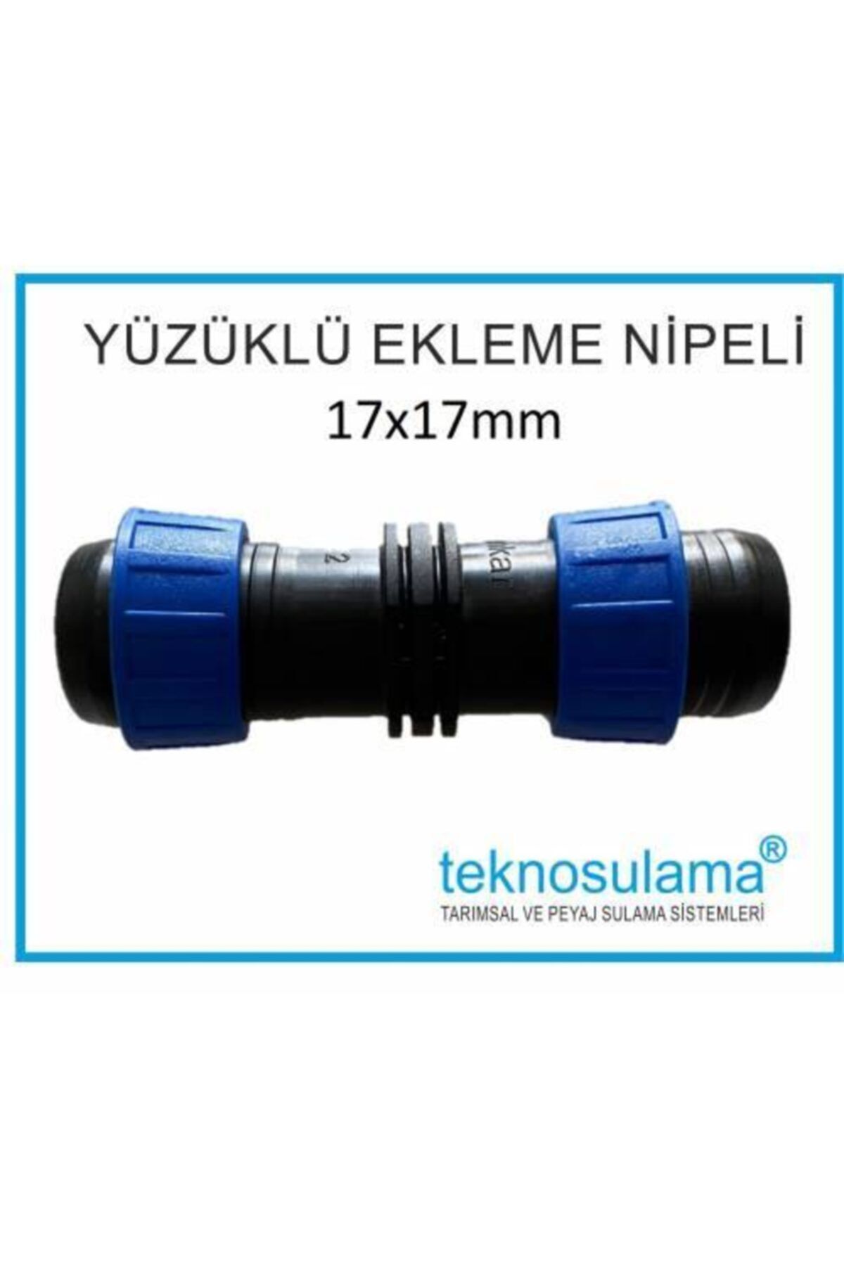 teknodrip Yüzüklü Ekleme Nipeli 17x17mm 100 Adet