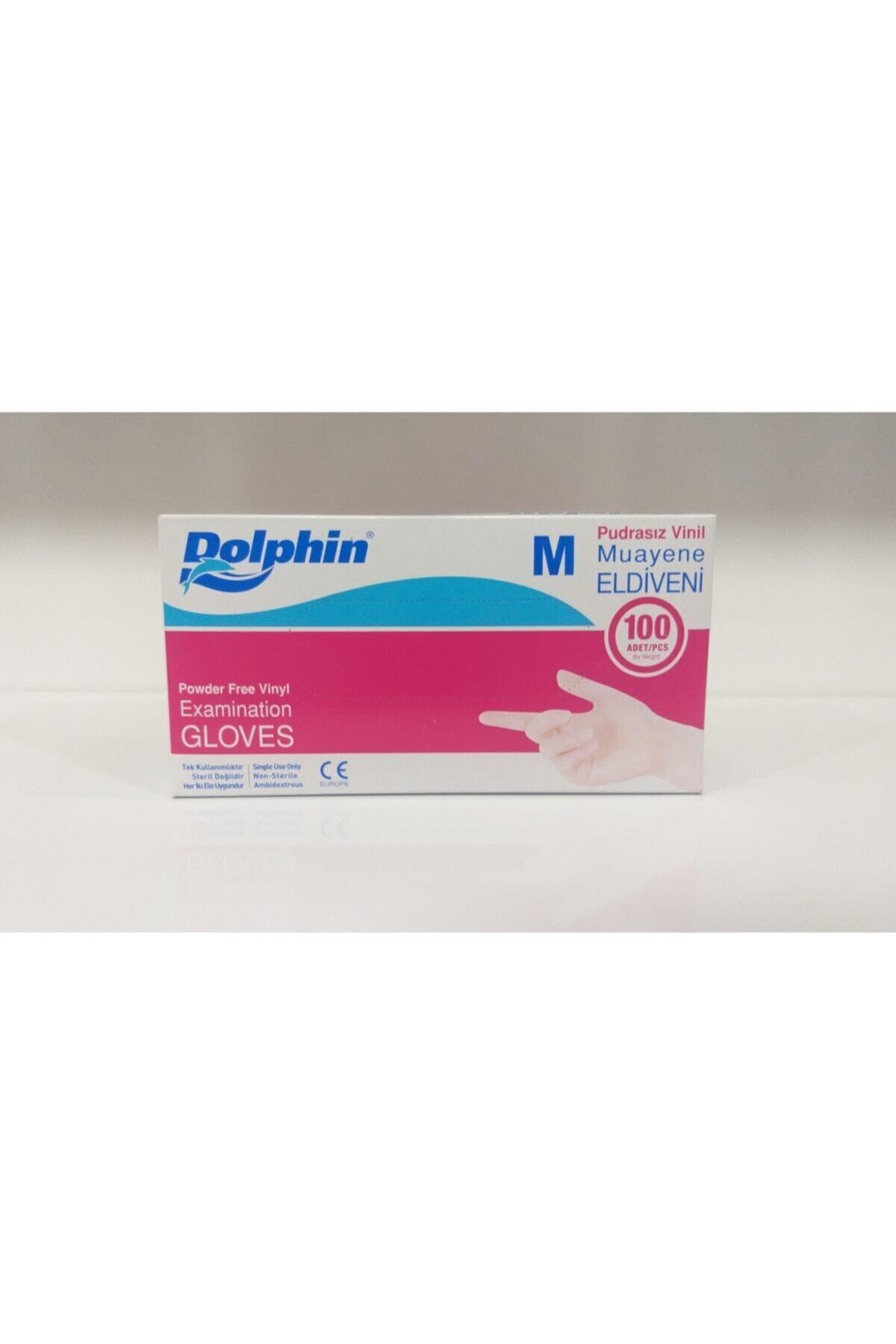 Dolphin Vinil Eldiven Pudrasız Medium