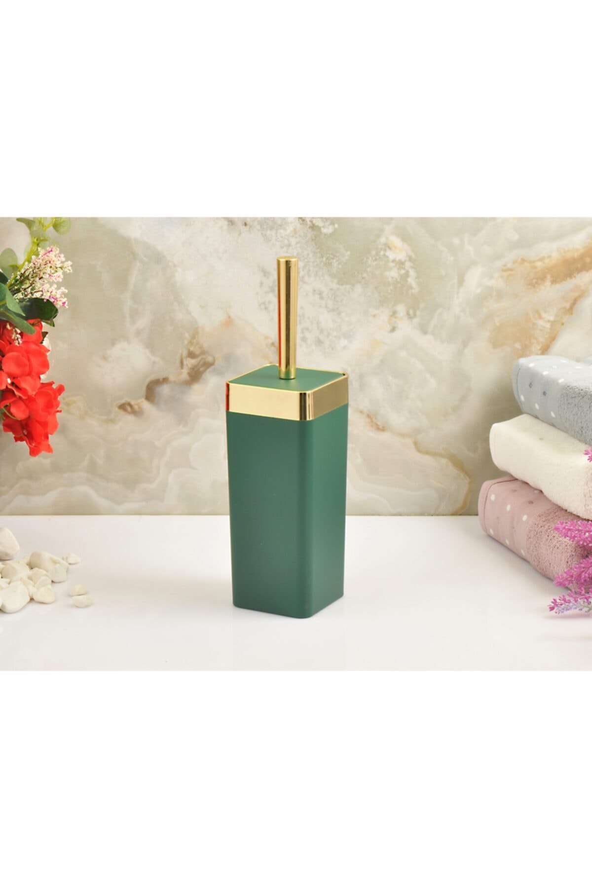 İmera Wc Fırçası Kare Soft Gold