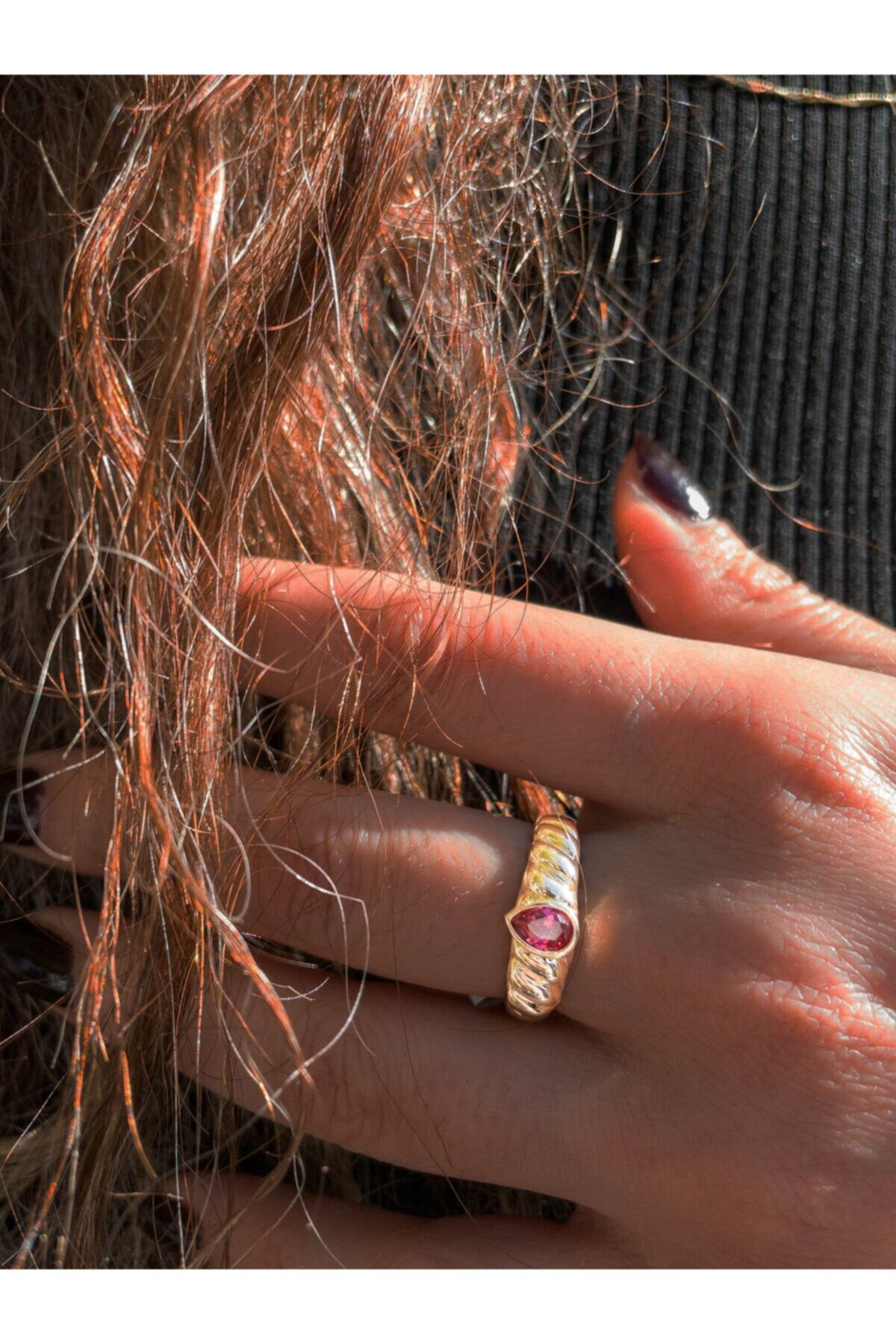 ServetKuyumculuk Altın Damla Yüzük